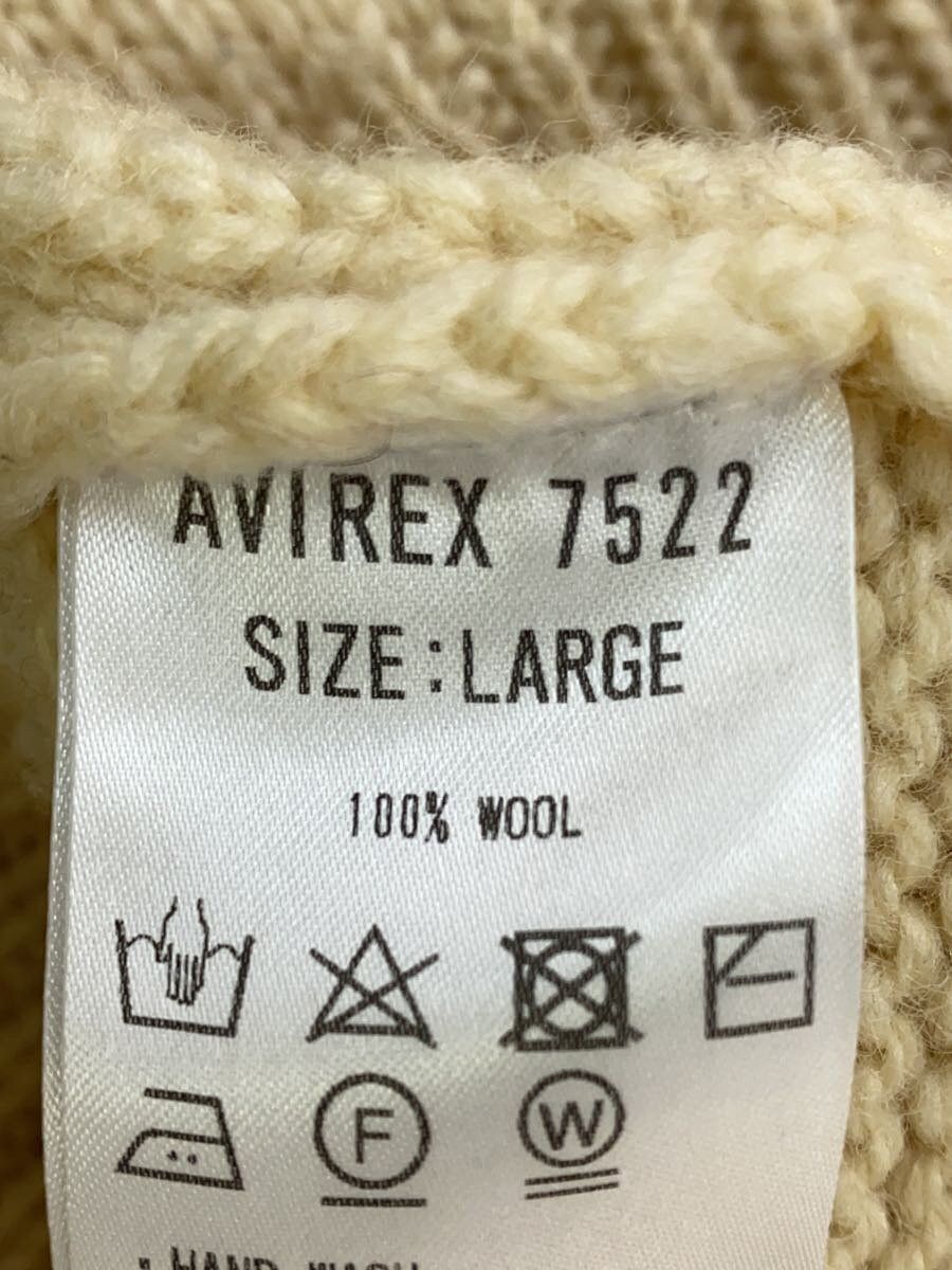 Avirex Avirex 7522 Command Knit Wool Sweater Ivory Size US L / EU 52-54 / 3 - 4 Thumbnail