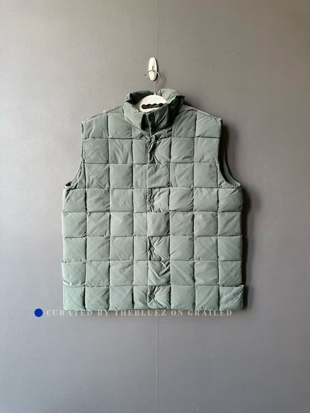 Bottega Veneta Bottega Veneta Gray Woven Check Down Vest Size US S / EU 44-46 / 1 - 1 Thumbnail
