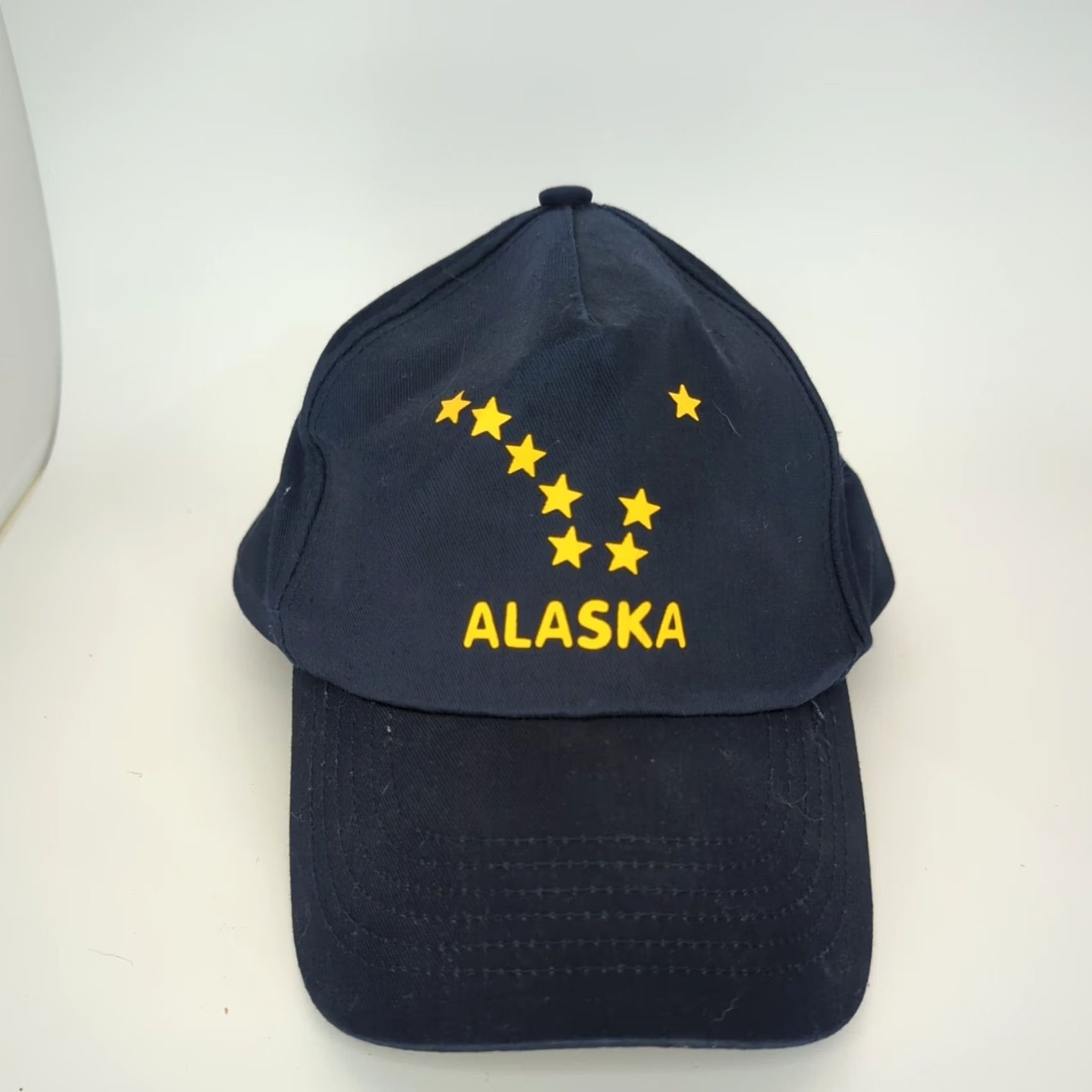 Vintage Premium Alaska Hat Flag Cap Navy Blue Snapback Adjustable Baseball Cap Men Fox? Size ONE SIZE - 2 Thumbnail