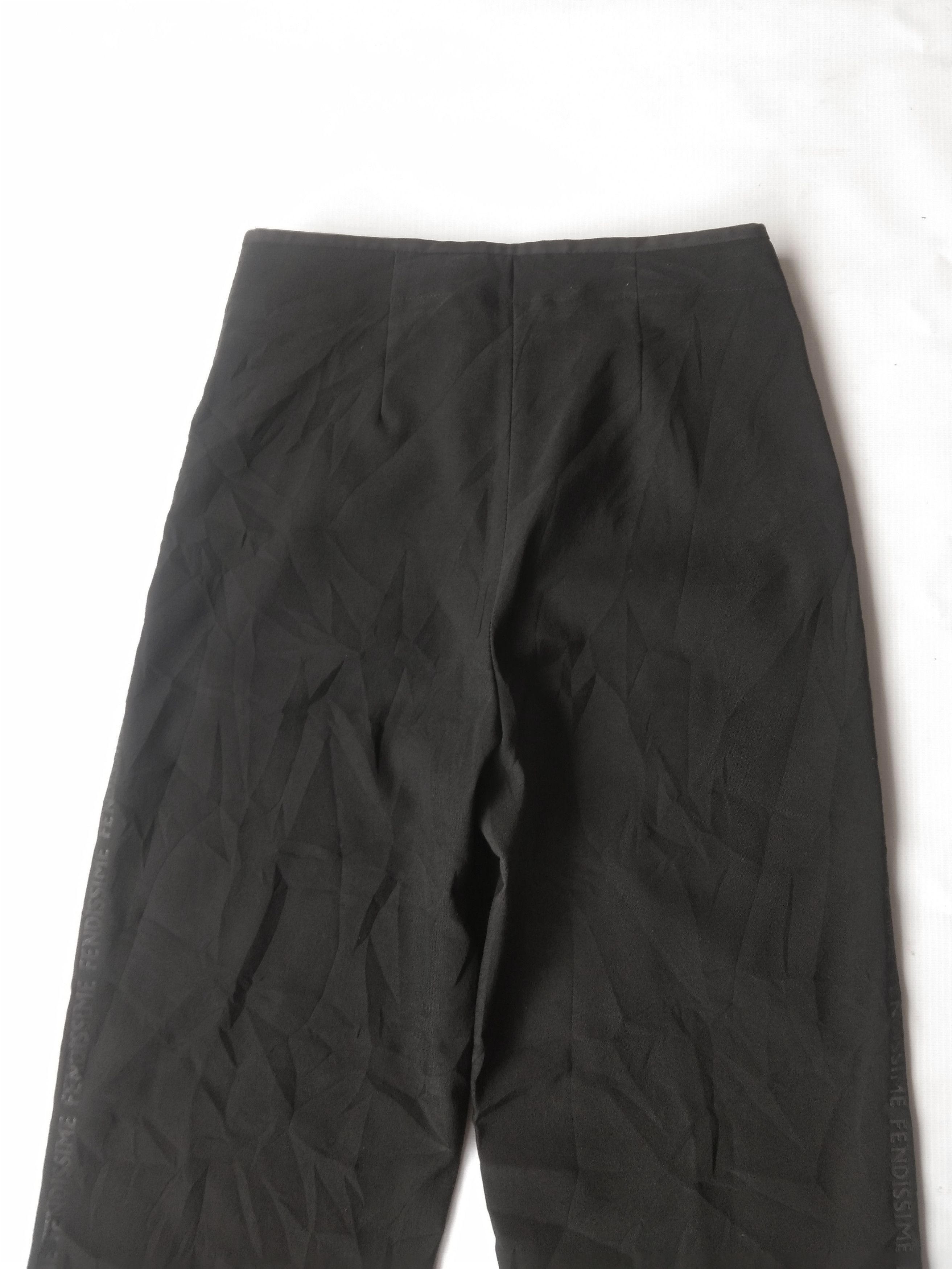 Fendi Fendi Fendissime with side line logo wide pants Size 28" / US 6 / IT 42 - 9 Thumbnail