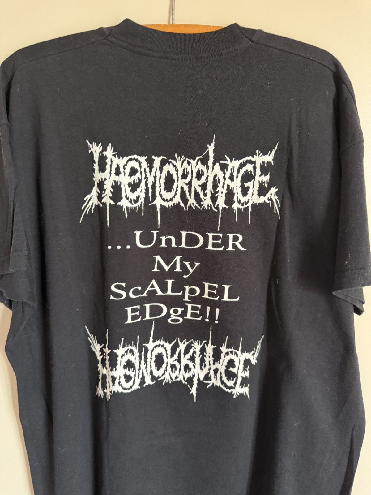 Band Tees Haemorrhage vintage 98 Under My Scalpel Edge Screen Stars-XL Size US XL / EU 56 / 4 - 4 Thumbnail