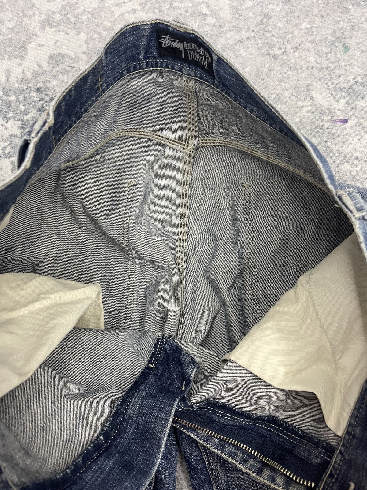 Stussy Vintage Stüssy Japan 'Rough & Rugged' Carpenter Denim Pants Size US 32 / EU 48 - 8 Thumbnail