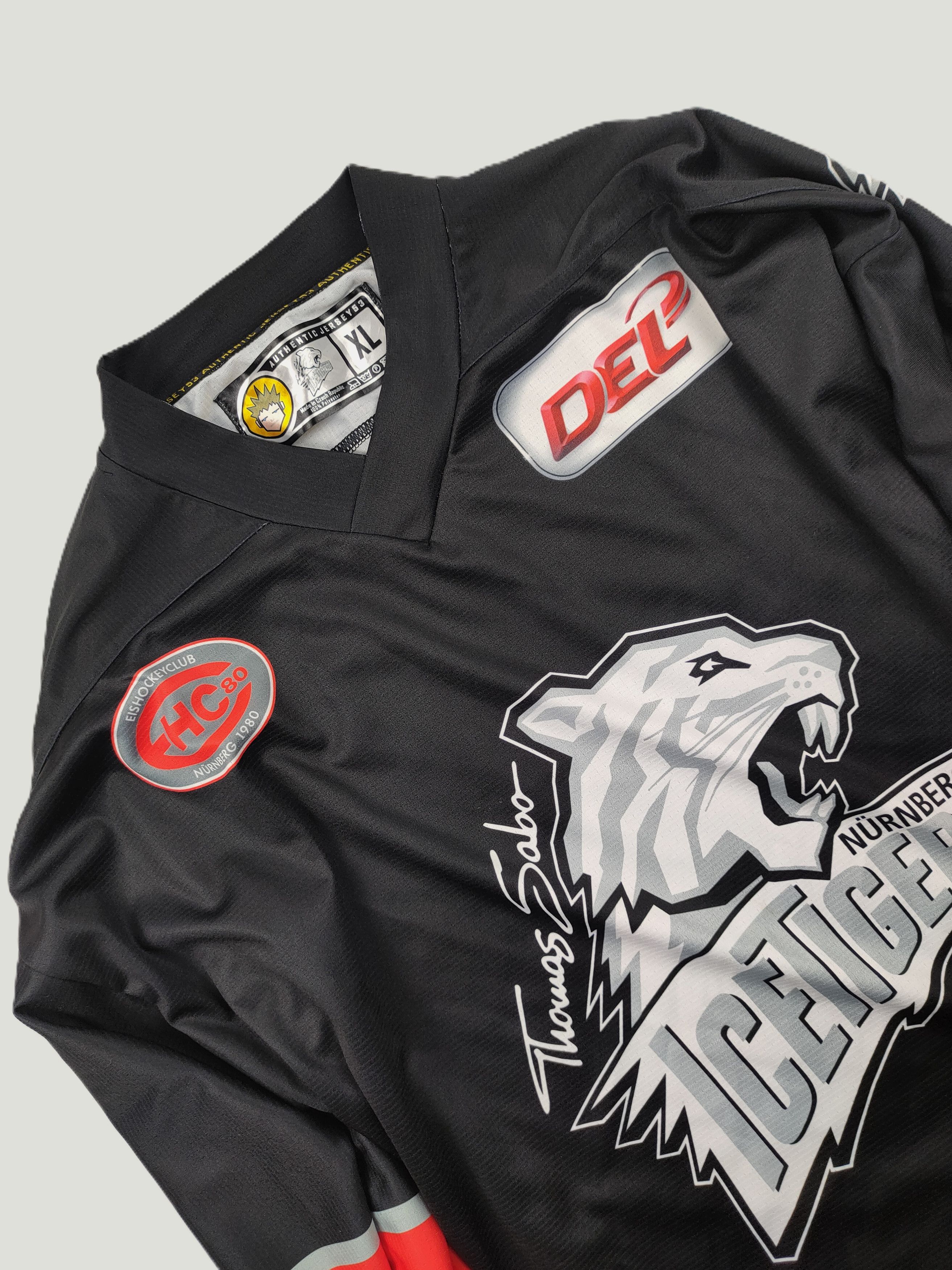NHL Thomas Sabo Ice Tigers Nürnberg Hockey Jersey – FOX #74 – XL Size US XL / EU 56 / 4 - 3 Thumbnail