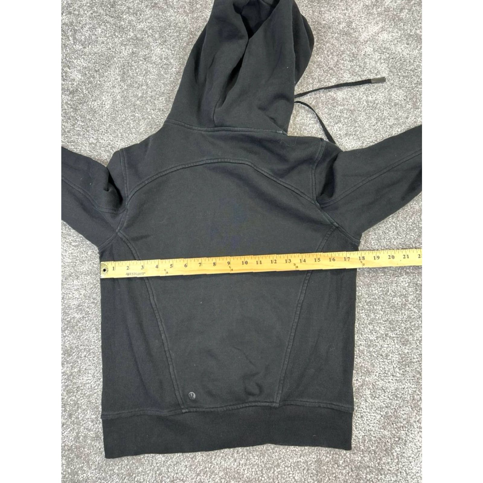 Lululemon Lululemon Hoodie Womens 8 Black Full Zip Fleece Sweatshirt Zip Hooded Activewear 8 Black Womens Hoodie Size M / US 6-8 / IT 42-44 - 4 Thumbnail