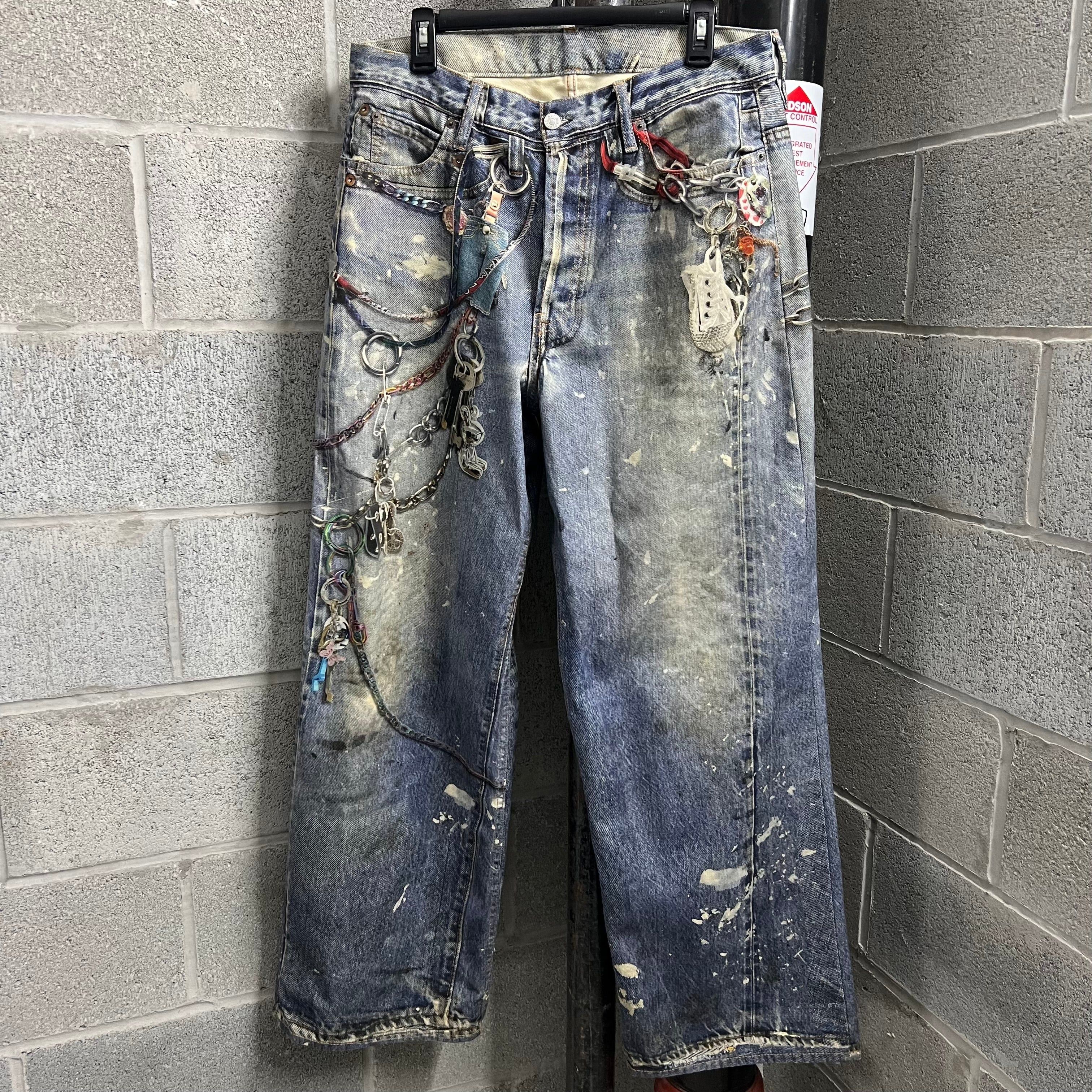 Acne Studios Acne Studios 1981 Trompe Chain Denim Jeans - Size 34  