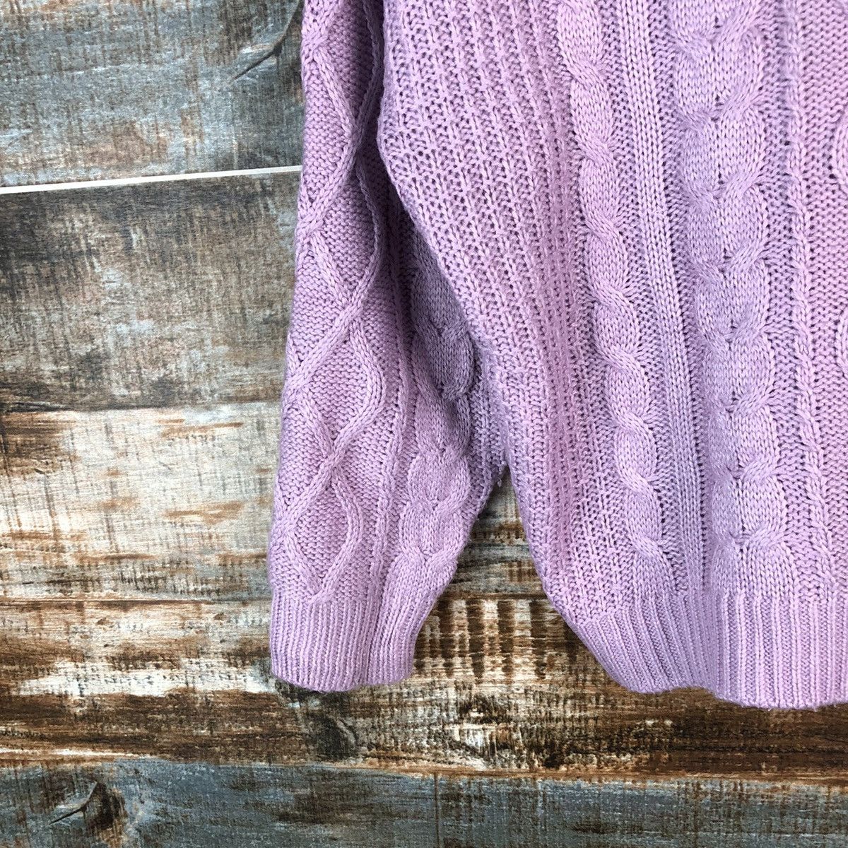 Homespun Knitwear Oversized Ingni Pink Knitwear #A960 Size M / US 6-8 / IT 42-44 - 7 Thumbnail