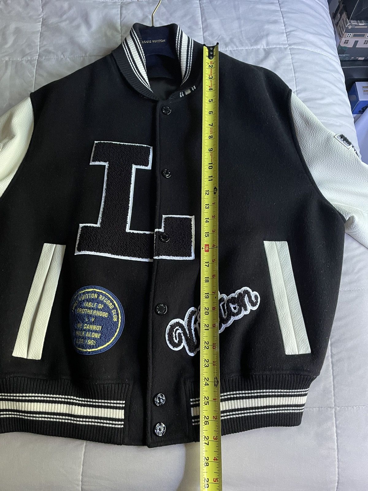 Louis Vuitton Louis Vuitton MLK Dreaming Leather Varsity Jacket Size US XL / EU 56 / 4 - 9 Thumbnail