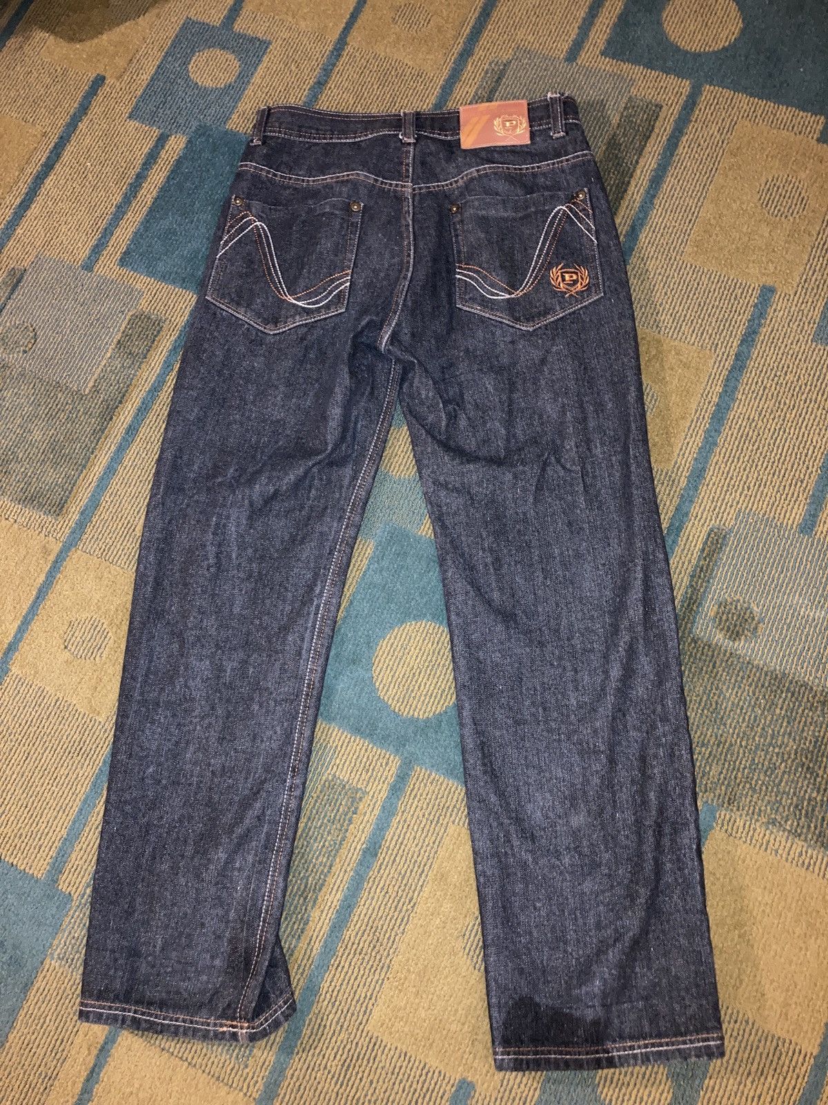 Phat Farm × Vintage VTG Phat Farm Y2K baggy denim 32x34 Size US 32 / EU 48 - 6 Thumbnail