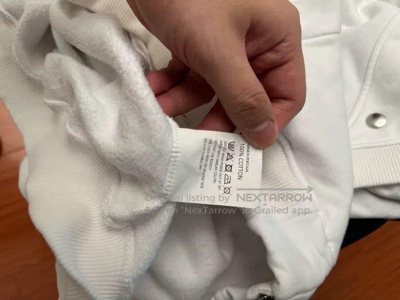 Walter Van Beirendonck Walter Van Beirendonck 22FW Show White zippered hoodie Size US XL / EU 56 / 4 - 5 Thumbnail