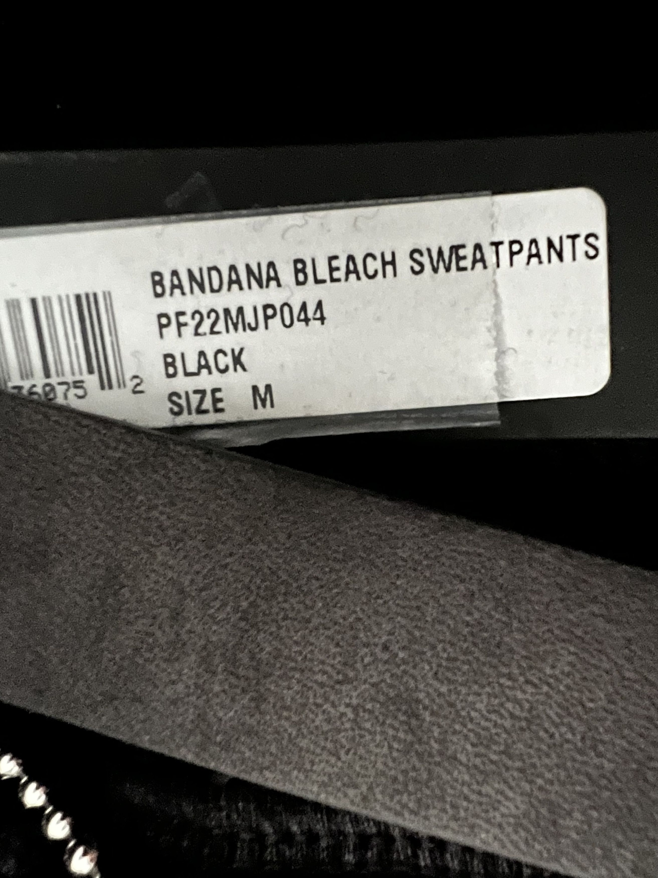 Amiri BNWT Black Bandana Bleach Sweatpants Size US 32 / EU 48 - 17 Thumbnail