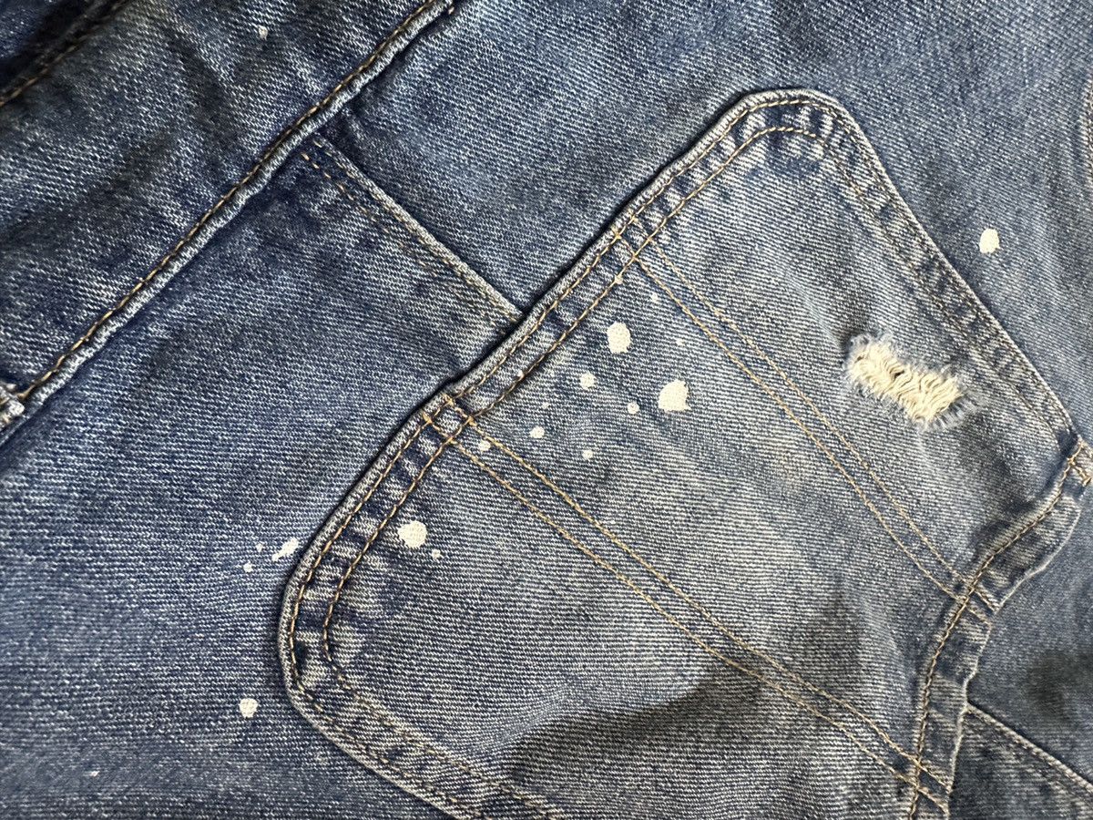 Forever 21 × Vintage FOREVER 21 Distressed Denim Overall Size US 31 - 18 Thumbnail