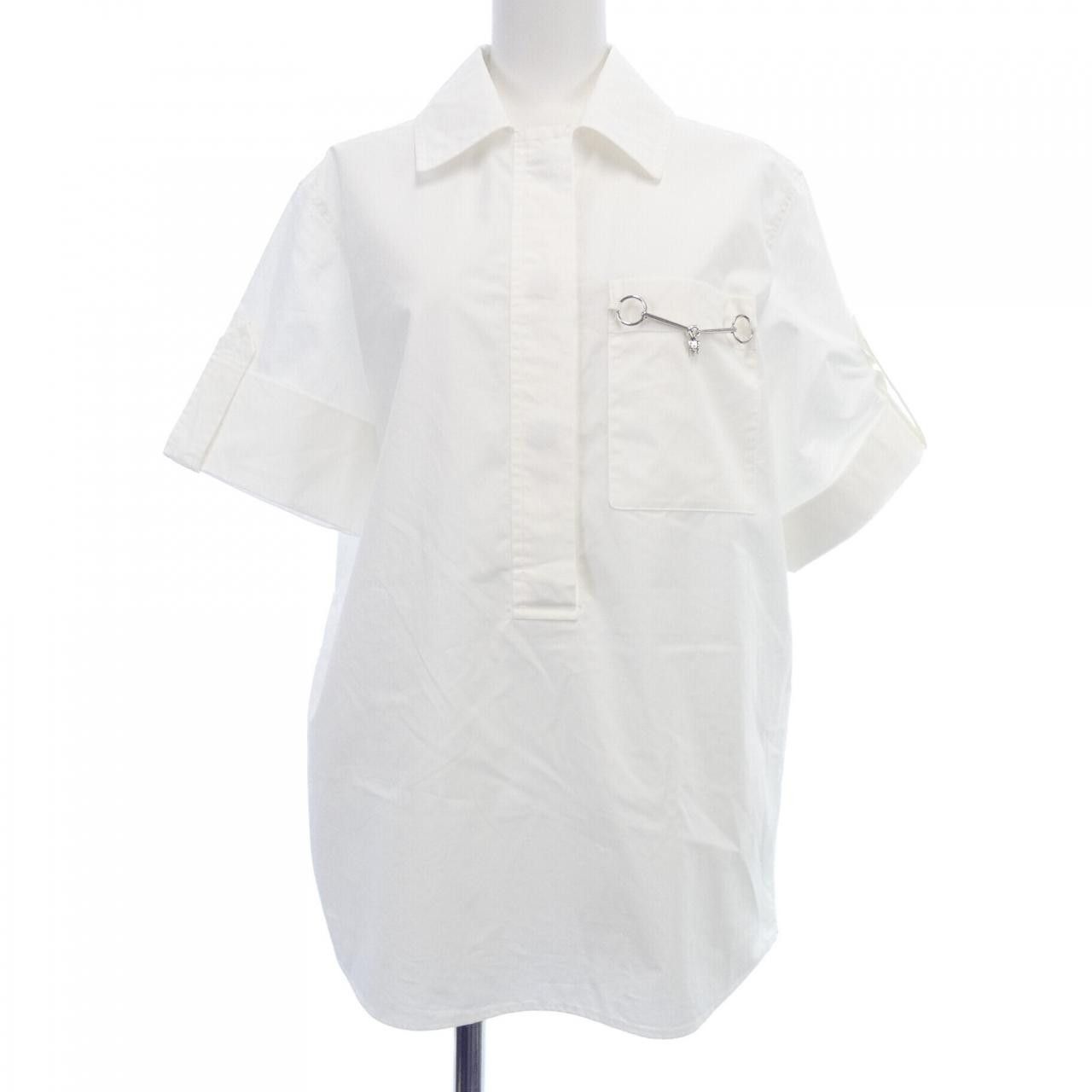 Hermes Hermès S/S Shirt Cotton Shirt36 Textile Tops DUTY FREE for USA