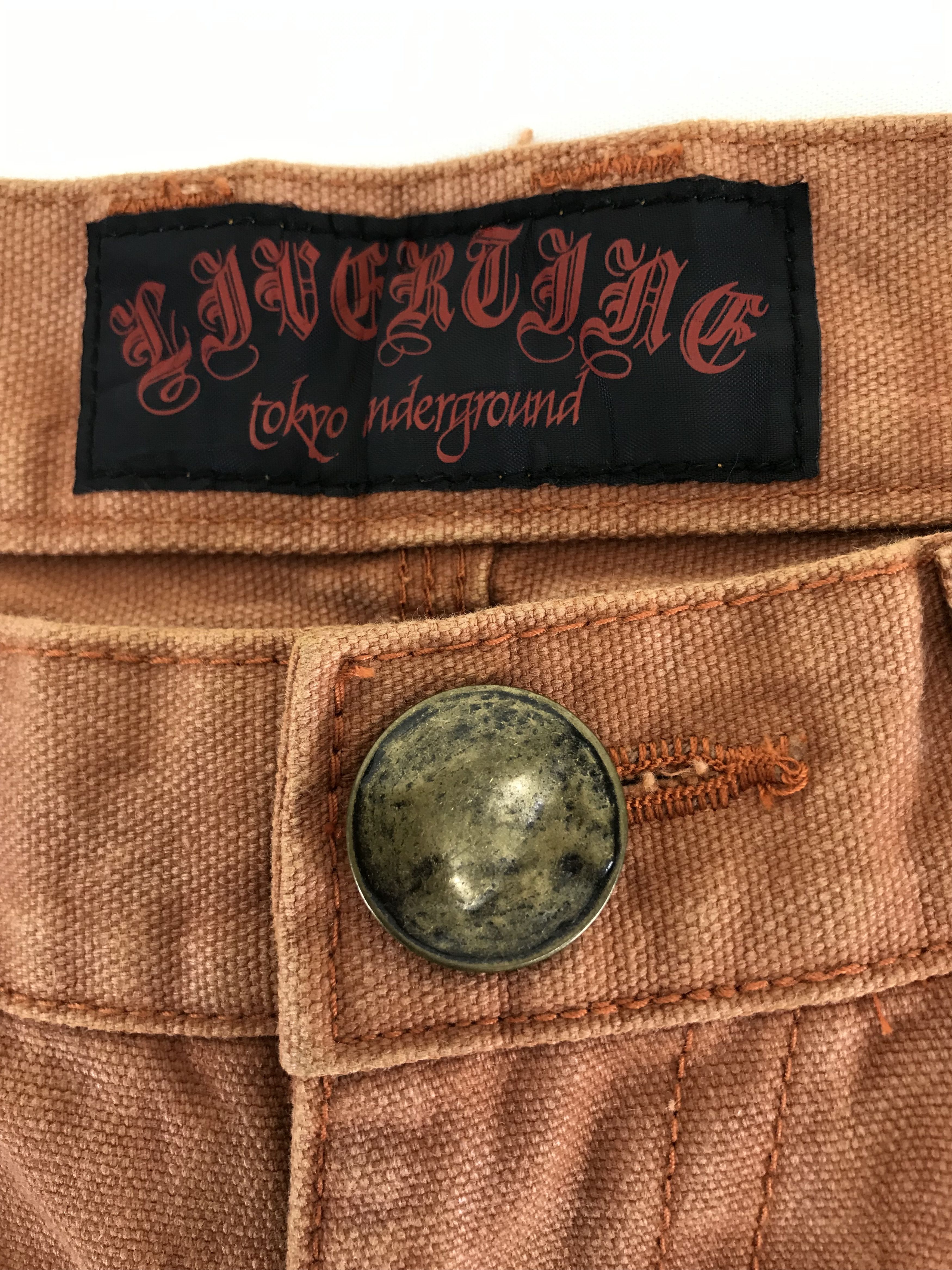Japanese Brand Vintage Goa Tokyo Underground Flare Jeans Size US 34 / EU 50 - 12 Thumbnail