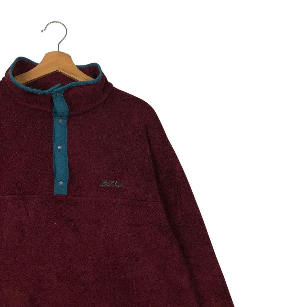 Japanese Brand 🔥VINTAGE FLEECE HALF BUTTON ANORAK L.L.BEAN FREEPORT MAINE Size US M / EU 48-50 / 2 - 8 Thumbnail