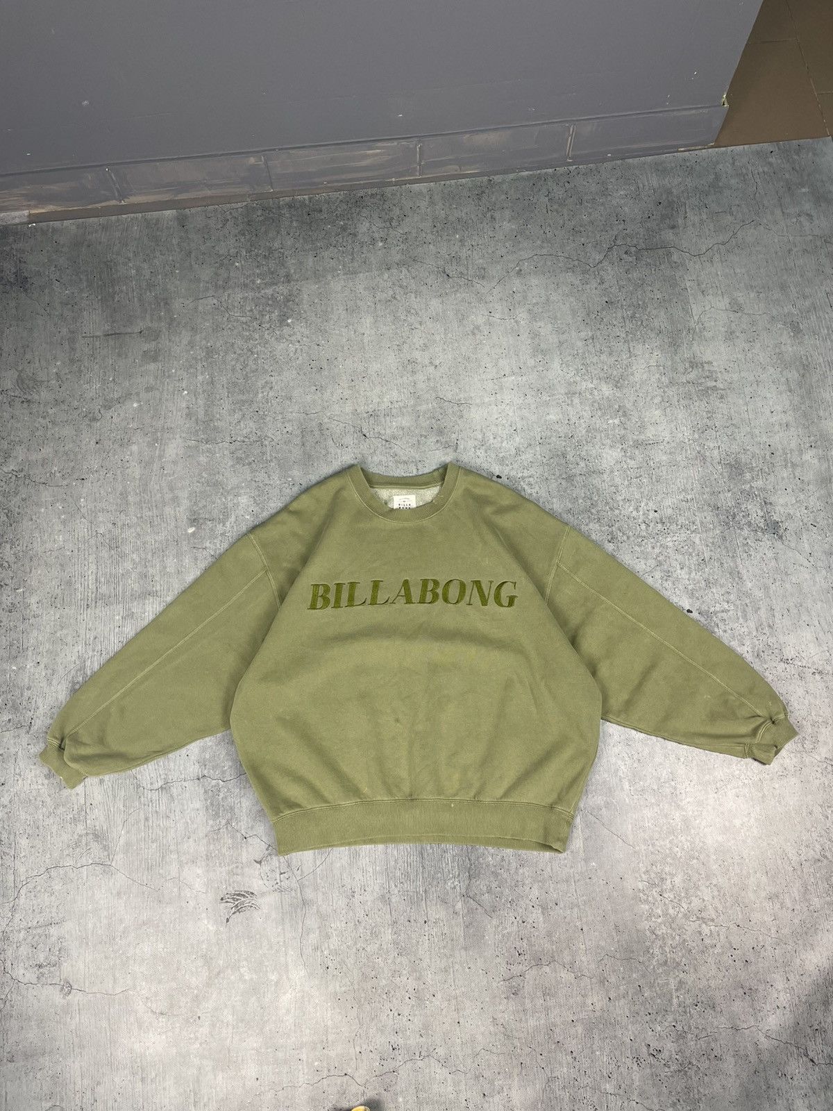 Billabong Vintage Billabong Hoodie Sweater Big Logo Baggy Sweatshirt Size US M / EU 48-50 / 2 - 1 Thumbnail