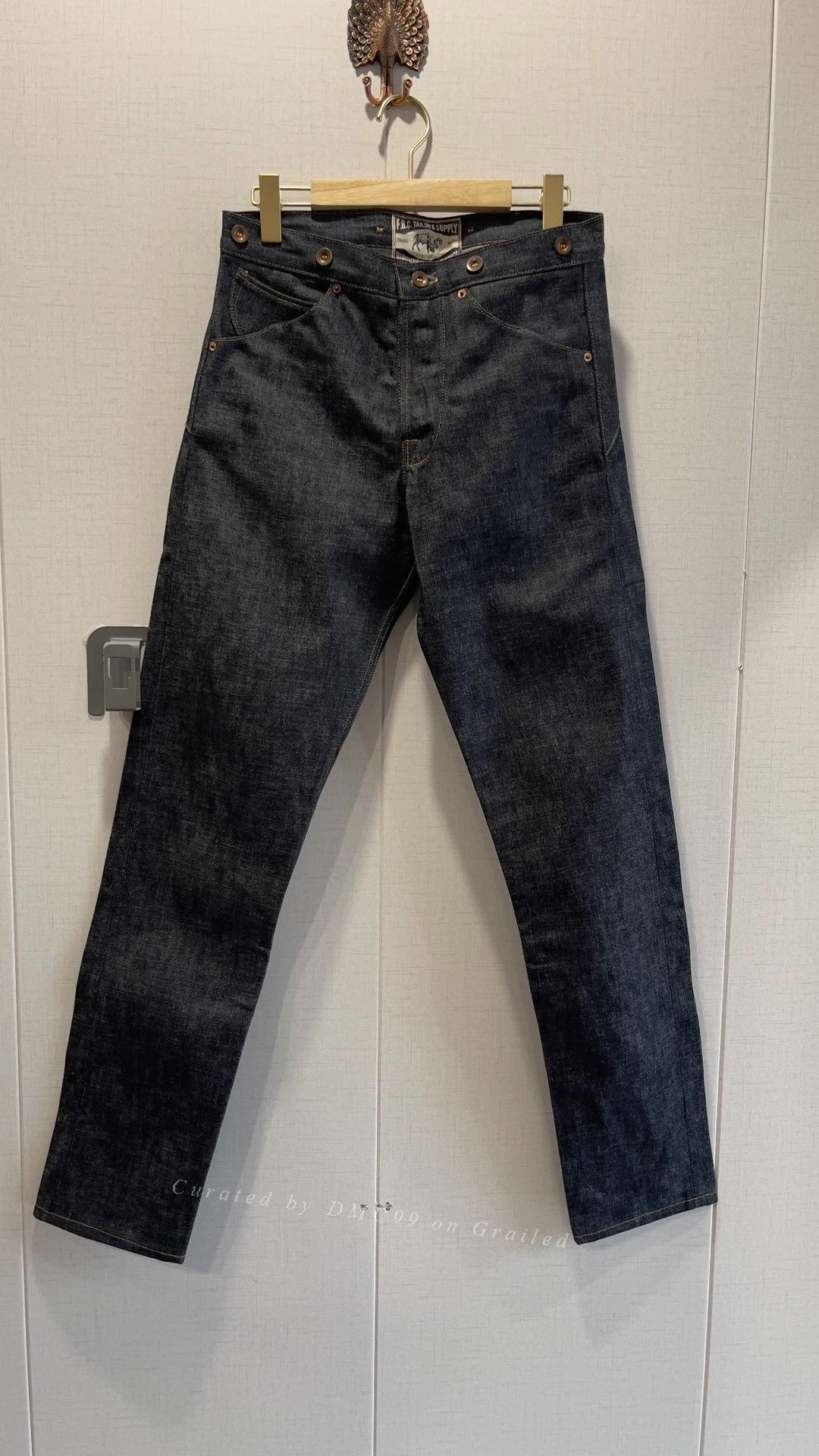 Vintage FAT BOY CLOTHING Limited Selvage Denim Pants Size US 30 / EU 46 - 1 Thumbnail