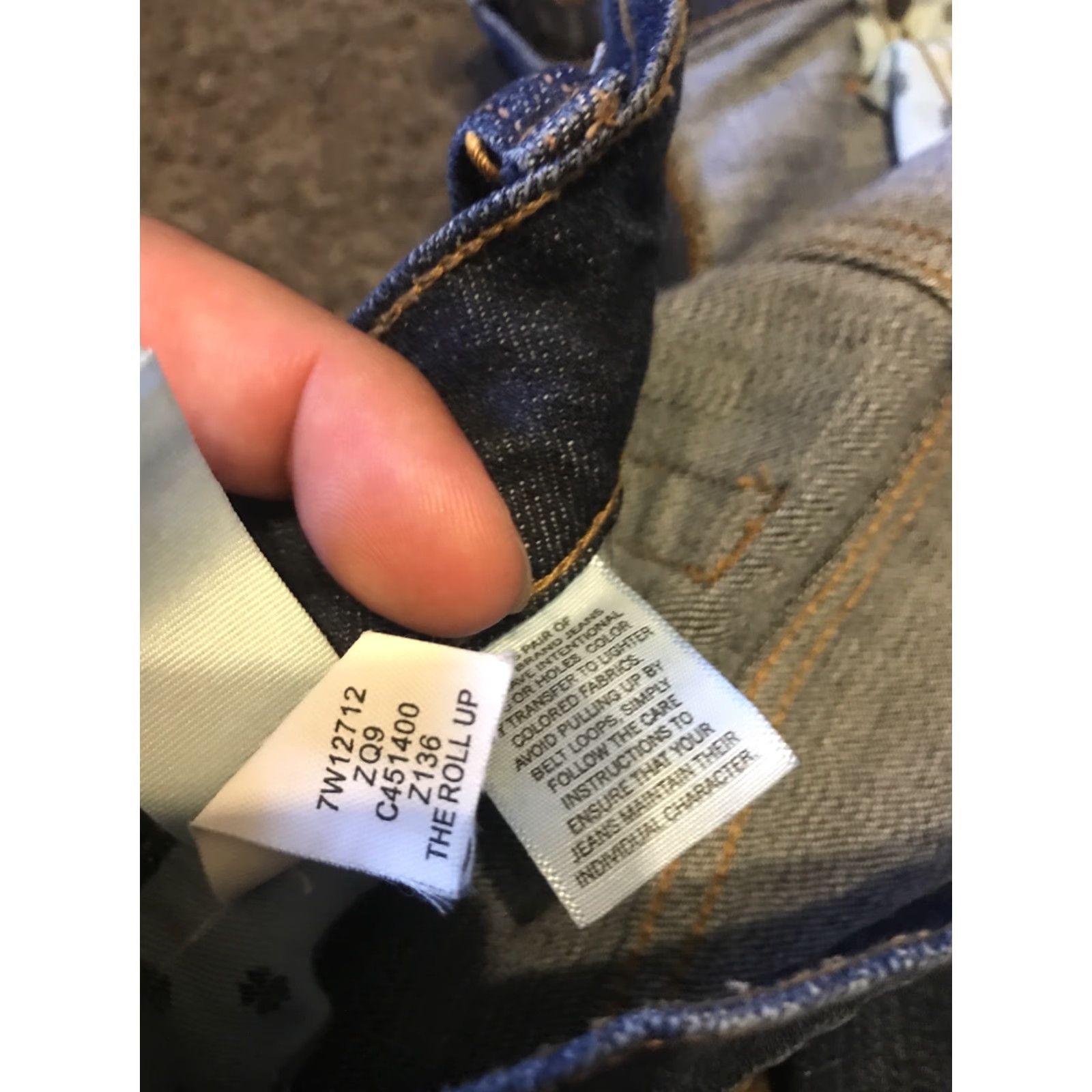 Lucky Brand Lucky Brand Denim Shorts Roll Up 00/24 Women Blue Size 24" / US 00 / IT 34 - 6 Thumbnail
