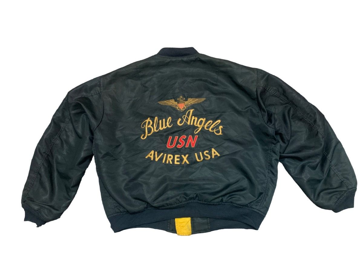 Avirex VINTAGE AVIREX USN BOMBER EMBROIDERED LOGO REVERSIBLE Size US S / EU 44-46 / 1 - 1 Thumbnail