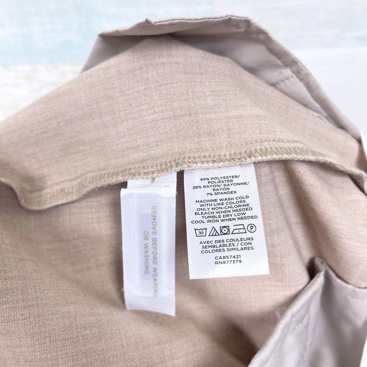 Ann Taylor Ann Taylor The Straight Pants Brown Mid Rise Career Womens 8 Size 30" / US 8 / IT 44 - 8 Thumbnail