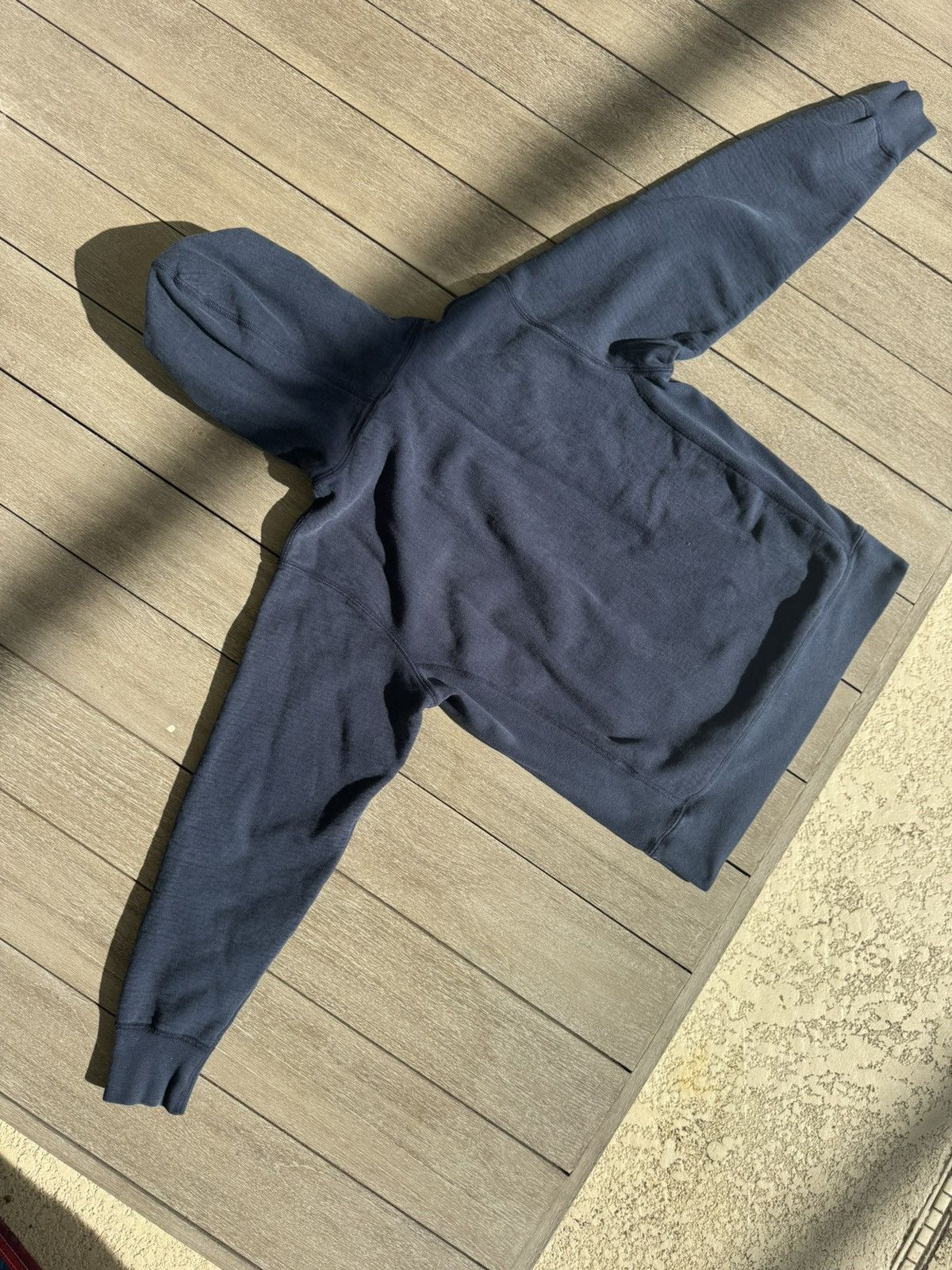 Supreme Supreme FW 2017 “Compact Logo Hoodie” Navy Size Medium Size US M / EU 48-50 / 2 - 2 Thumbnail