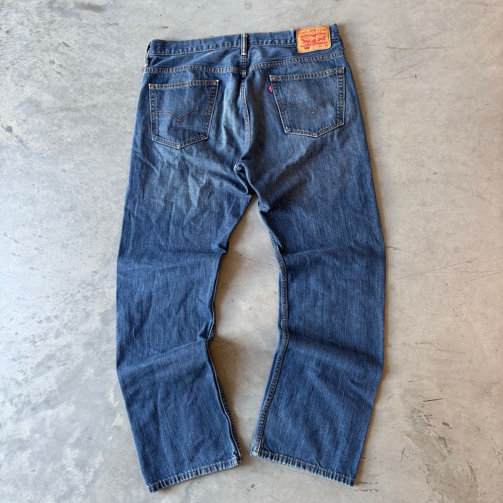 Levi's Vintage Levi’s 569 washed baggy jeans Size US 34 / EU 50 - 2 Thumbnail