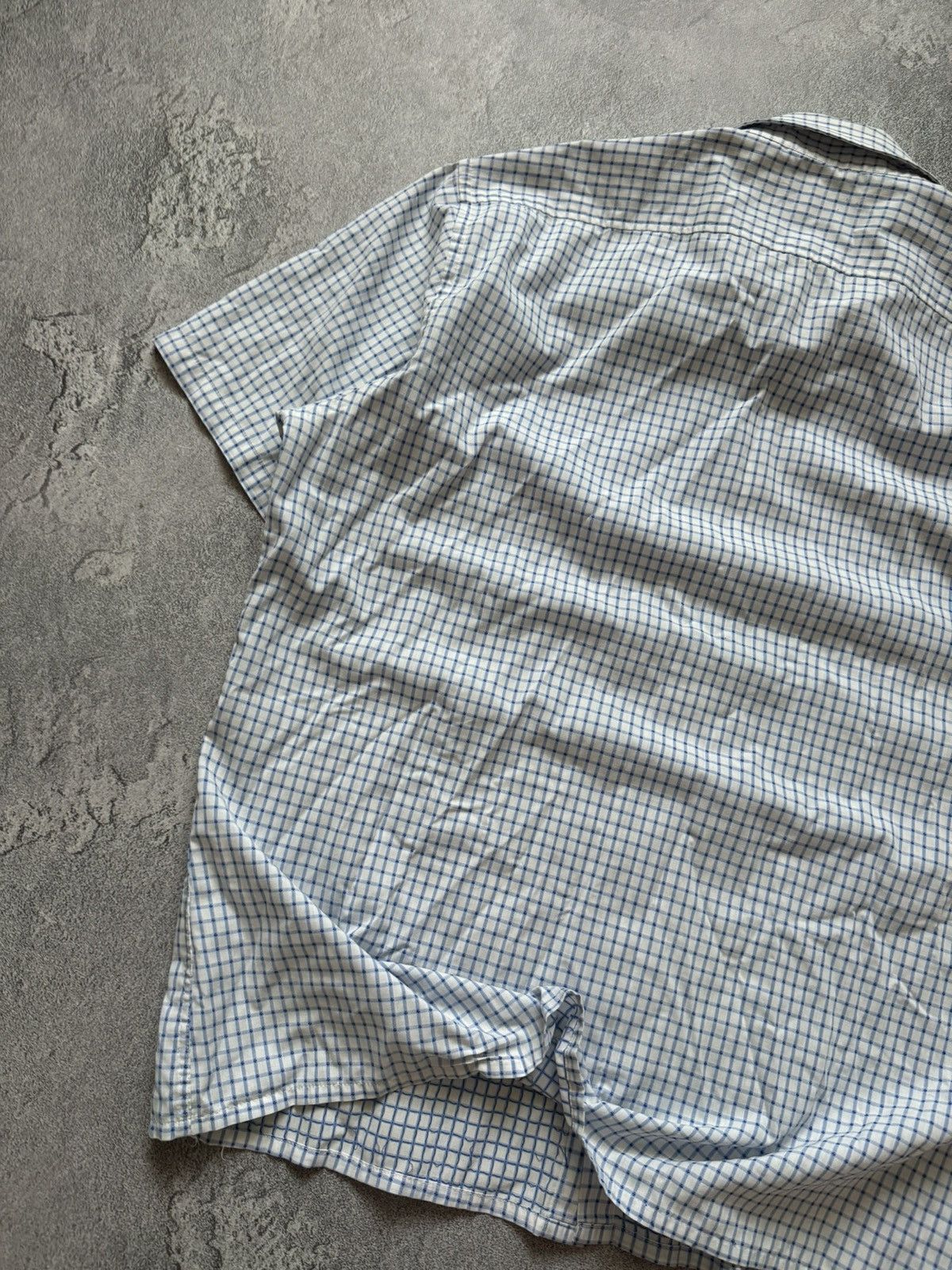 Vintage × Yves Saint Laurent YvesSaintLaurent YSL XL checkered shirt button up polo tee Size US XL / EU 56 / 4 - 13 Thumbnail