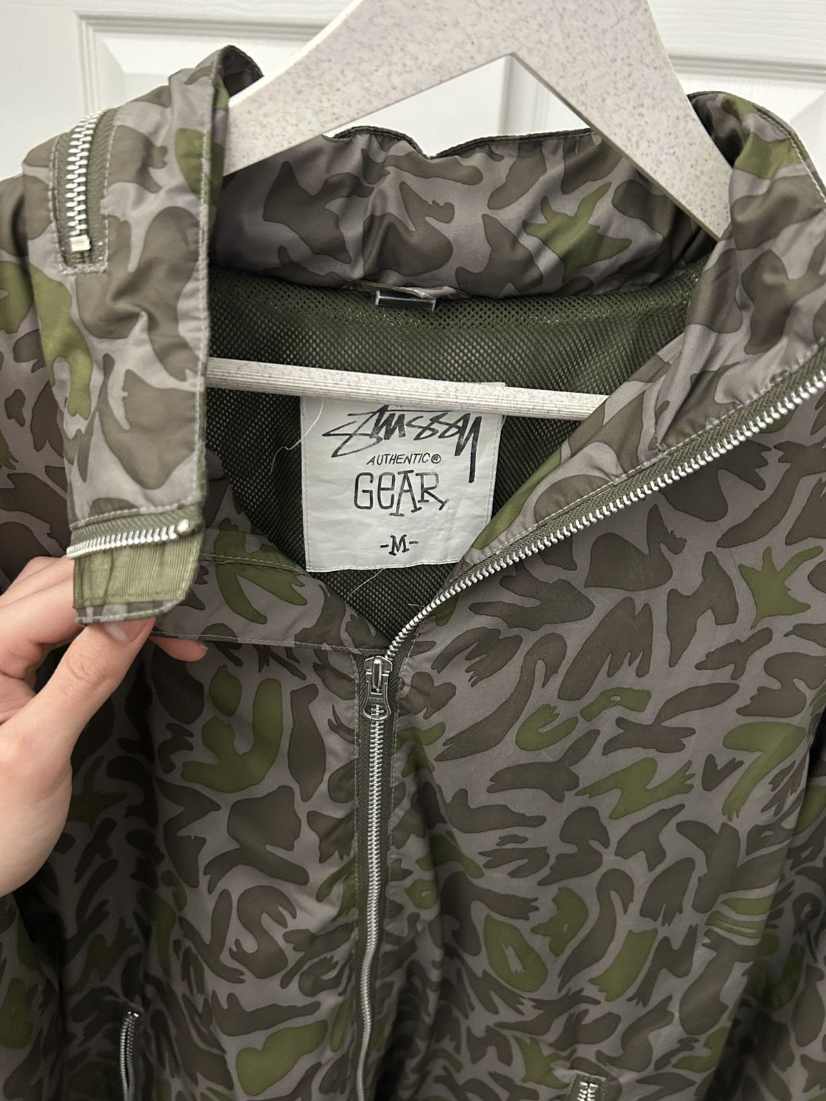 Stussy Stussy Camo Windbreaker Jacket Size US M / EU 48-50 / 2 - 4 Thumbnail