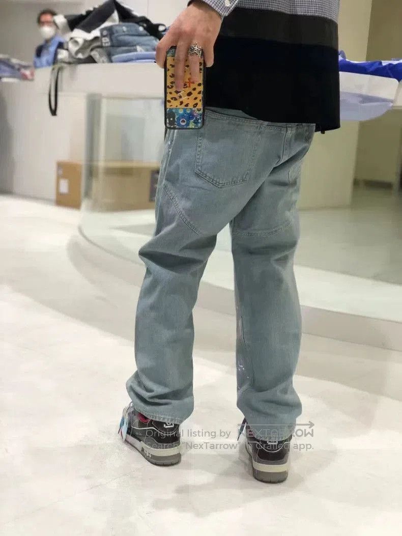 Junya Watanabe Junya Watanabe Splatter Denim Jeans. Size US 26 / EU 42 - 5 Thumbnail