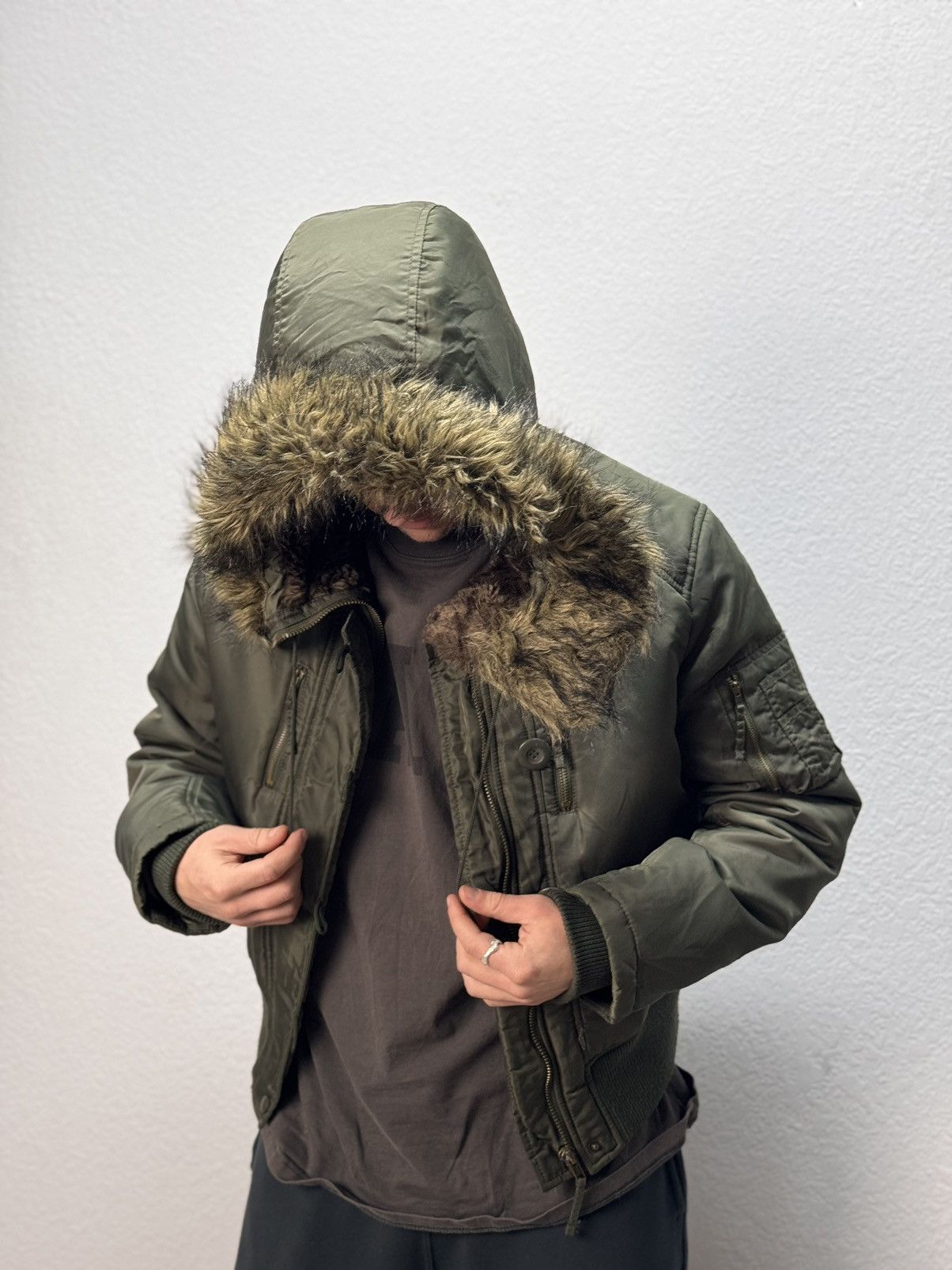 aoc fur bomber ma-1 n2b opium
