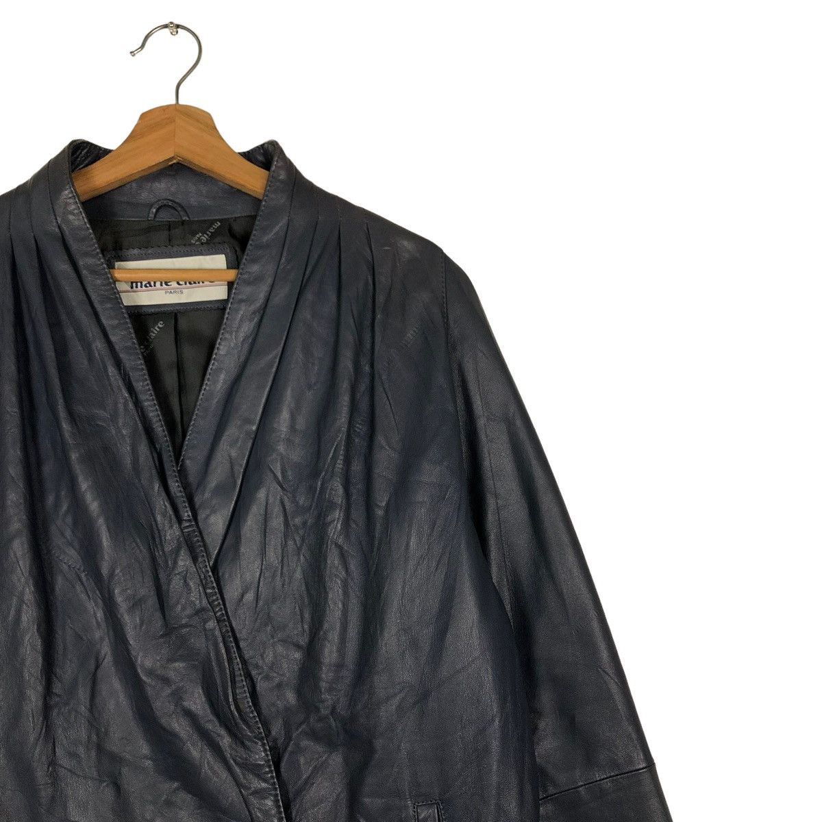 Japanese Brand 🔥VINTAGE LEATHER JACKET MARIE CLAIRE ISSEY MIYAKE Size US M / EU 48-50 / 2 - 5 Thumbnail