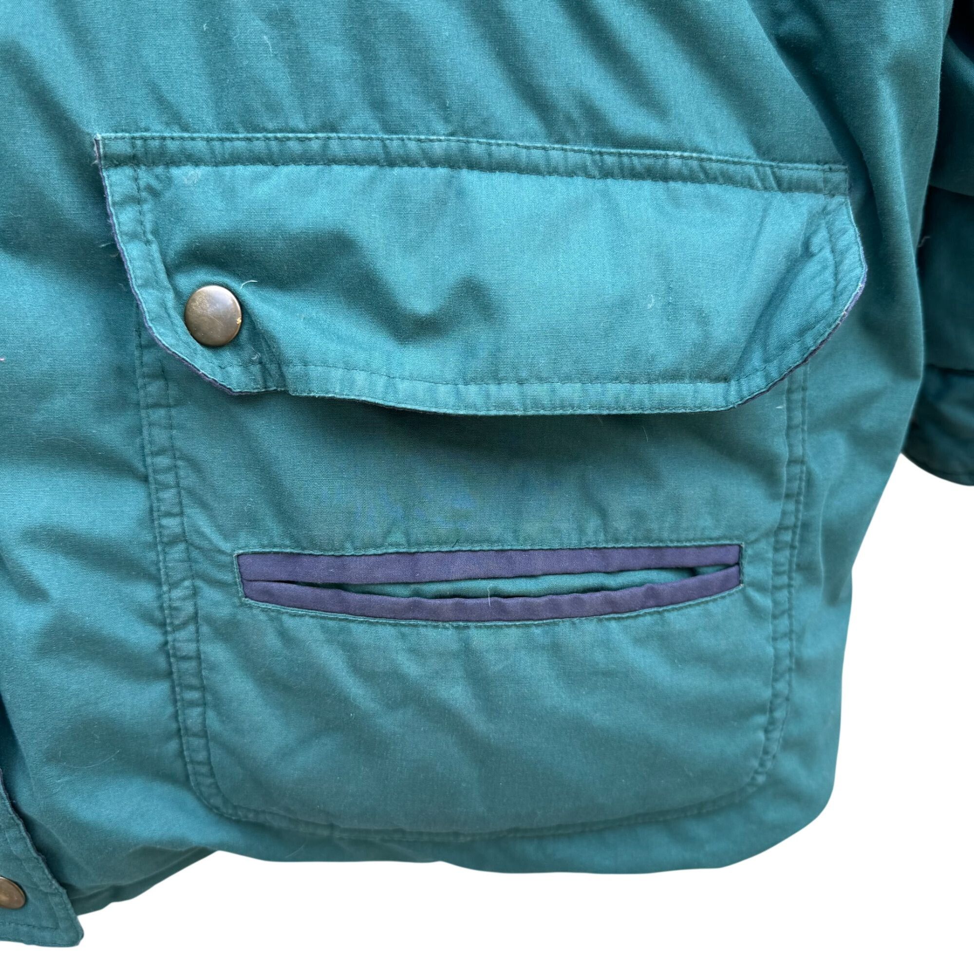 Other Braefair Vintage Green Navy Hooded Down Fill Puffer Jacket P Size US XXL / EU 58 / 5 - 12 Thumbnail