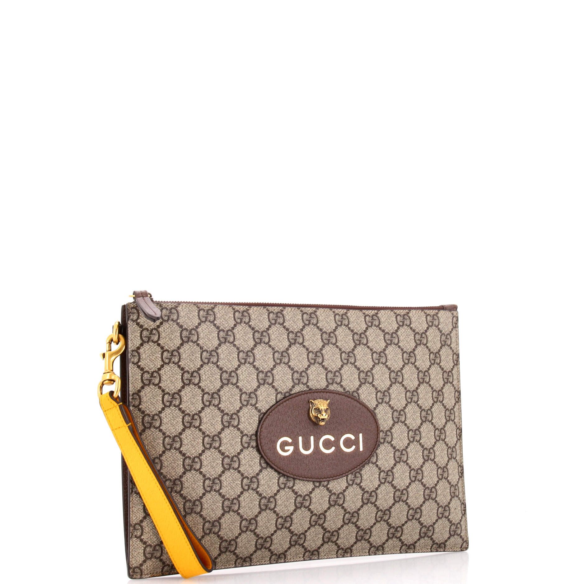 Gucci Neo Vintage Wristlet Pouch GG Coated Canvas Size ONE SIZE - 1 Thumbnail