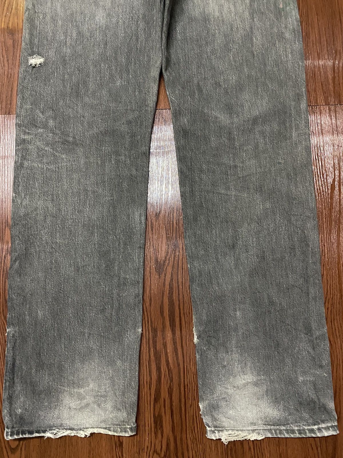 Japanese Brand Vtg Japanese Brand Paint Splatter Fade Wash Distressed Jeans Size US 32 / EU 48 - 8 Thumbnail