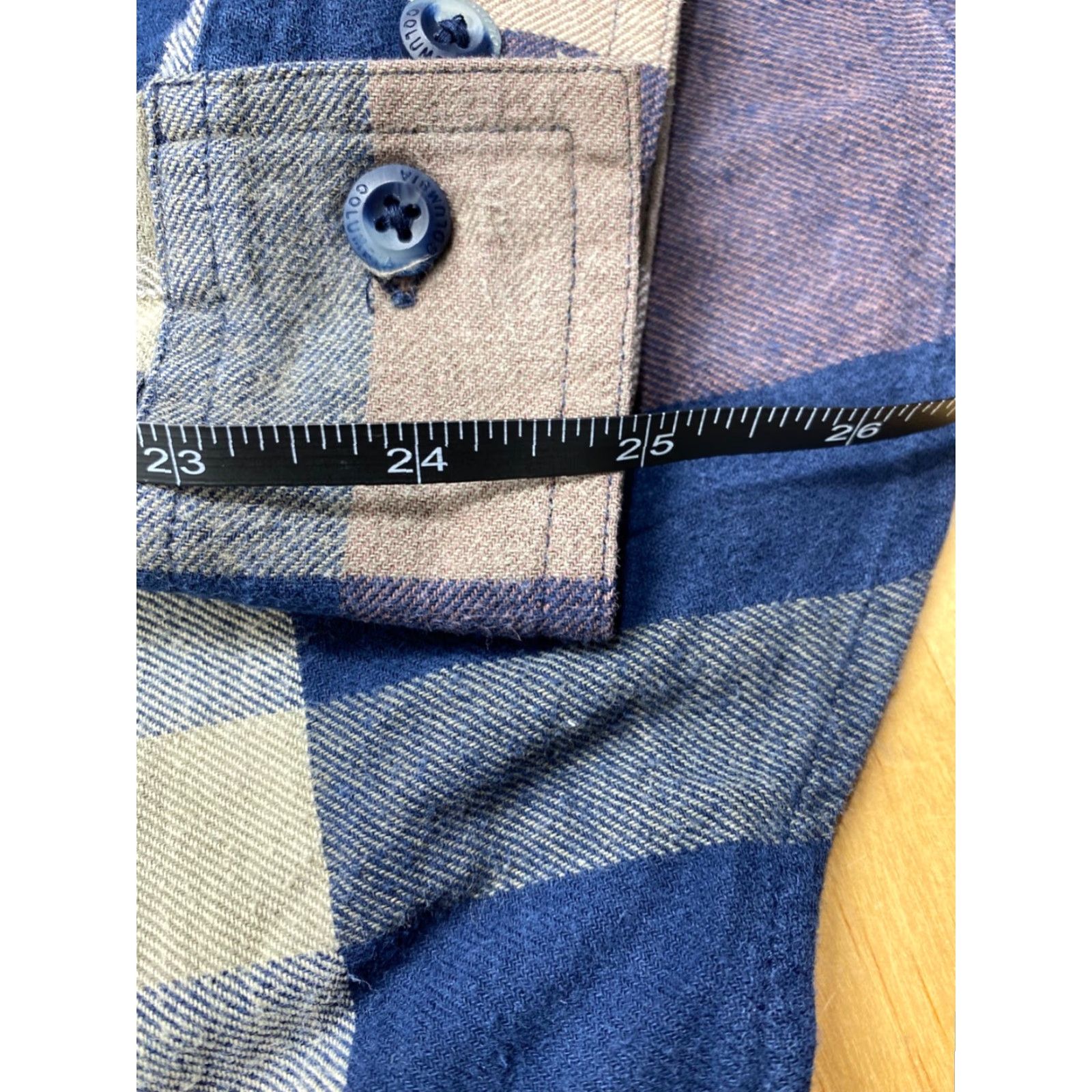 Vintage Columbia Mens Plaid Flannel Button-Down Blue L Casual Outdoor Shirt Size US L / EU 52-54 / 3 - 6 Thumbnail