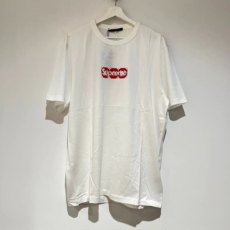 Louis Vuitton Louis Vuitton White Cotton Men's T-Shirt XL 0089 Size US XL / EU 56 / 4 - 1 Thumbnail