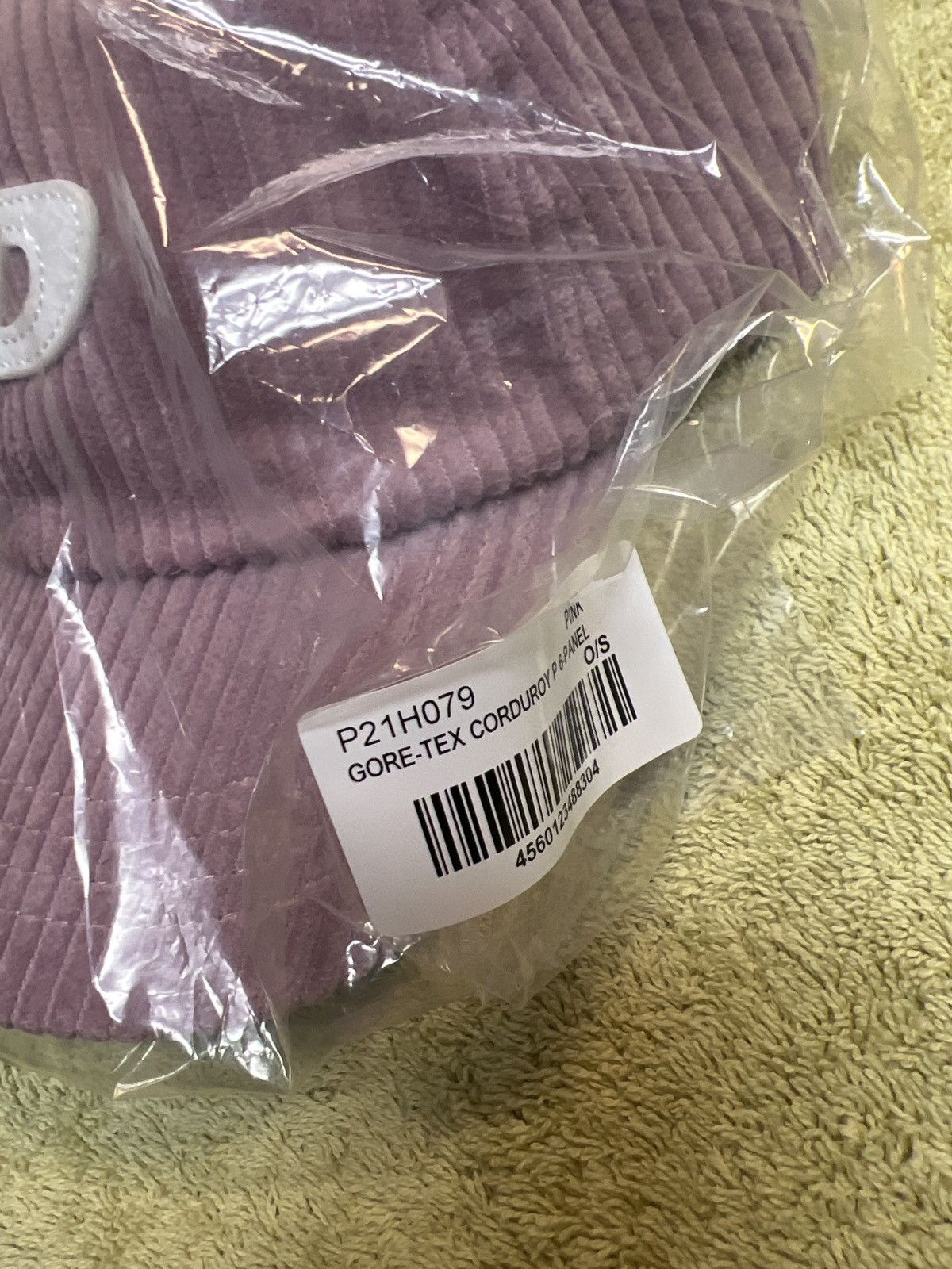 Palace Palace Goretex Cord P Hat Adjustable Pink Size ONE SIZE - 3 Thumbnail