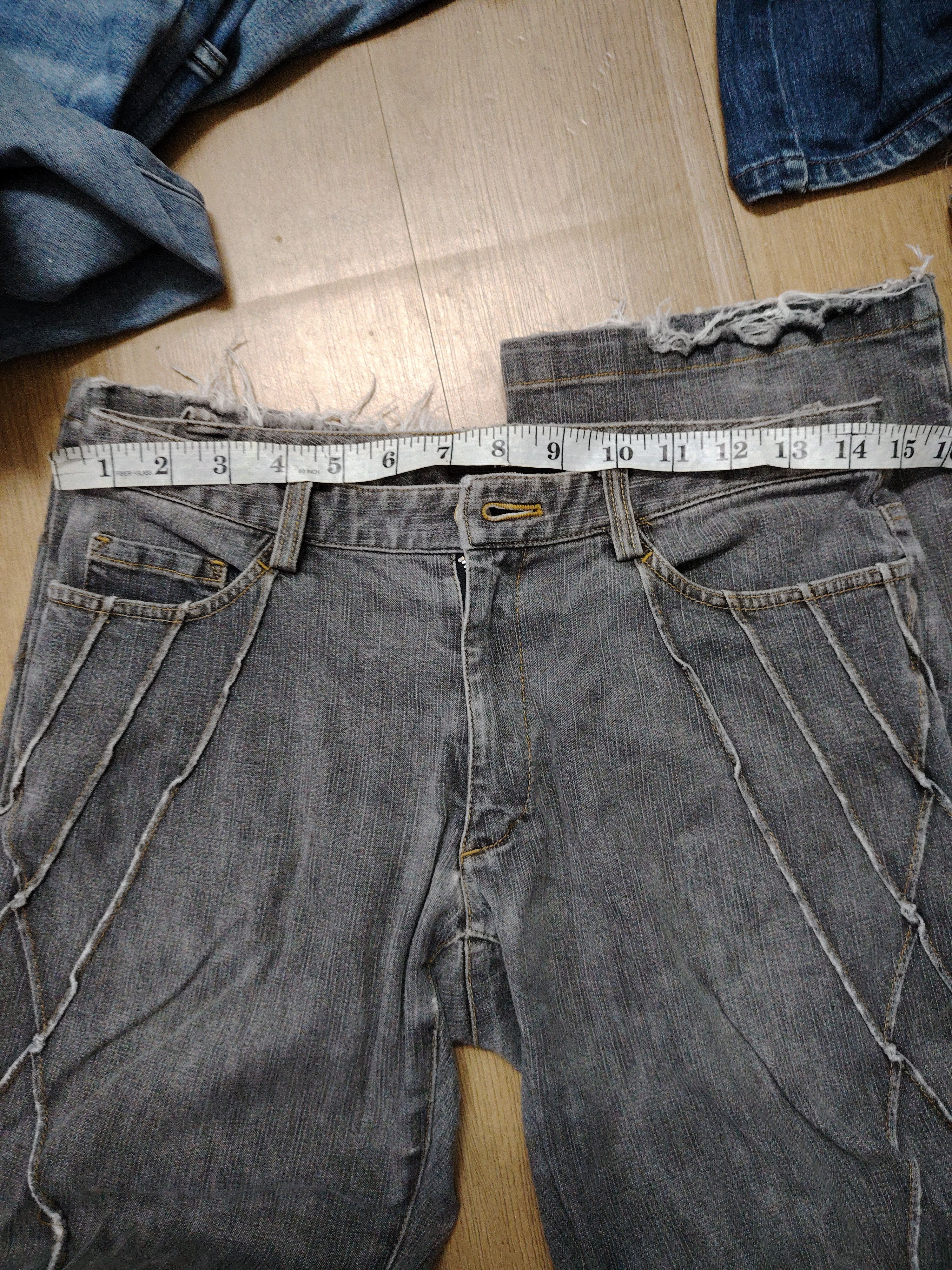 If Six Was Nine 💥BEST OFFER💥TORNADO MART FEMME DISTRESSED BOOTCUT DENIM Size 30" / US 8 / IT 44 - 17 Thumbnail
