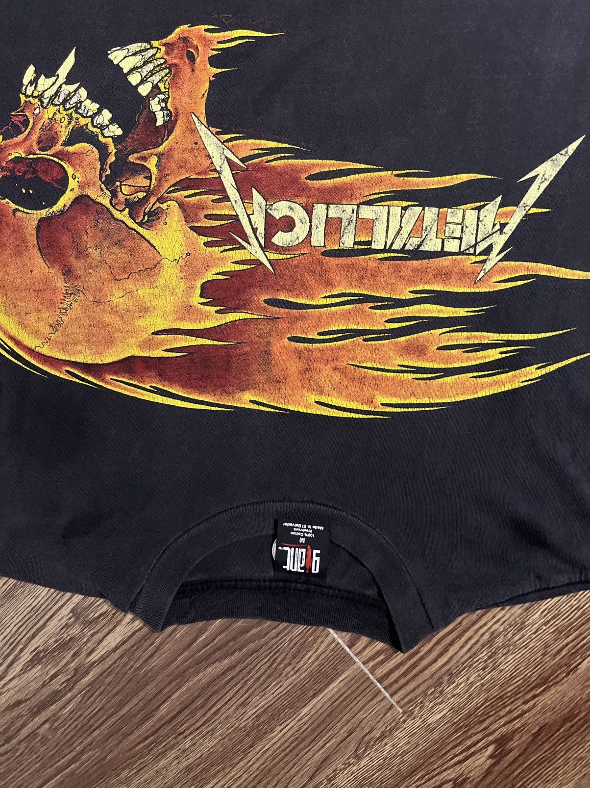 Giant Metallica Flaming Skull 1994 Size US M / EU 48-50 / 2 - 6 Thumbnail