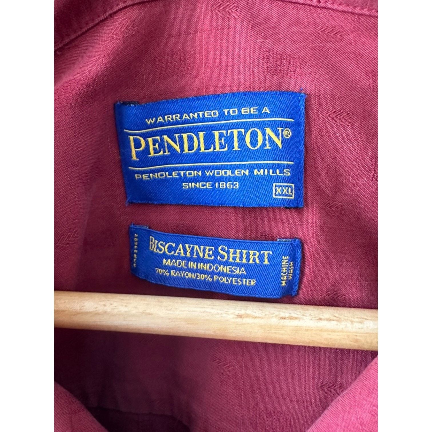 Pendleton Pendleton Red BISCAYNE Short Sleeve Button Down Men's XXL Size US XXL / EU 58 / 5 - 5 Thumbnail