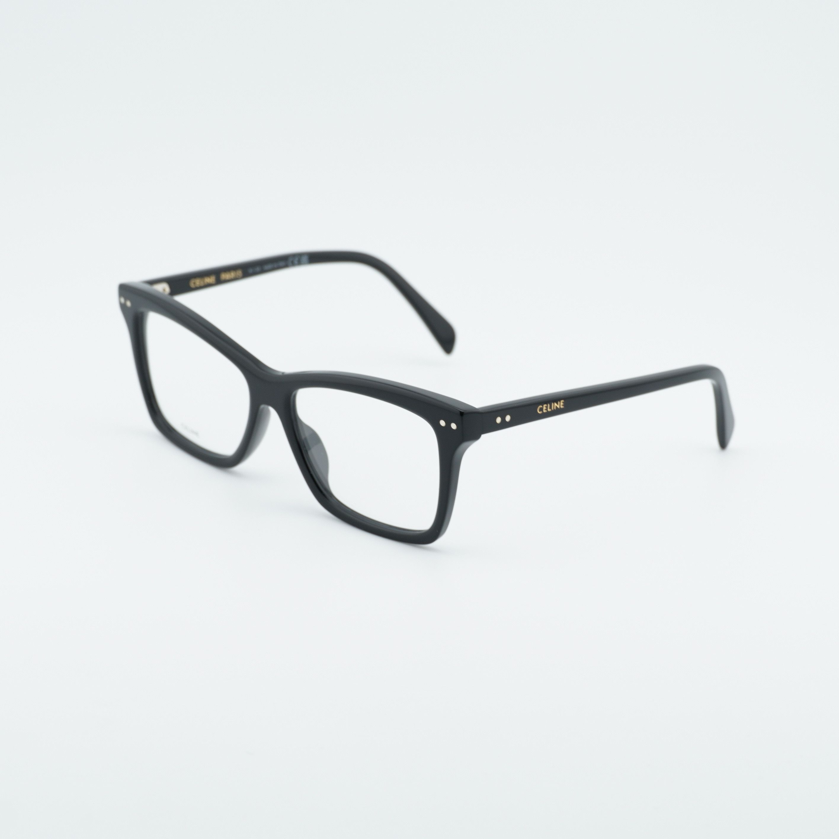 Celine Celine CL50117I 001 Eyeglasses Black 54mm Square Frame Size ONE SIZE - 1 Thumbnail