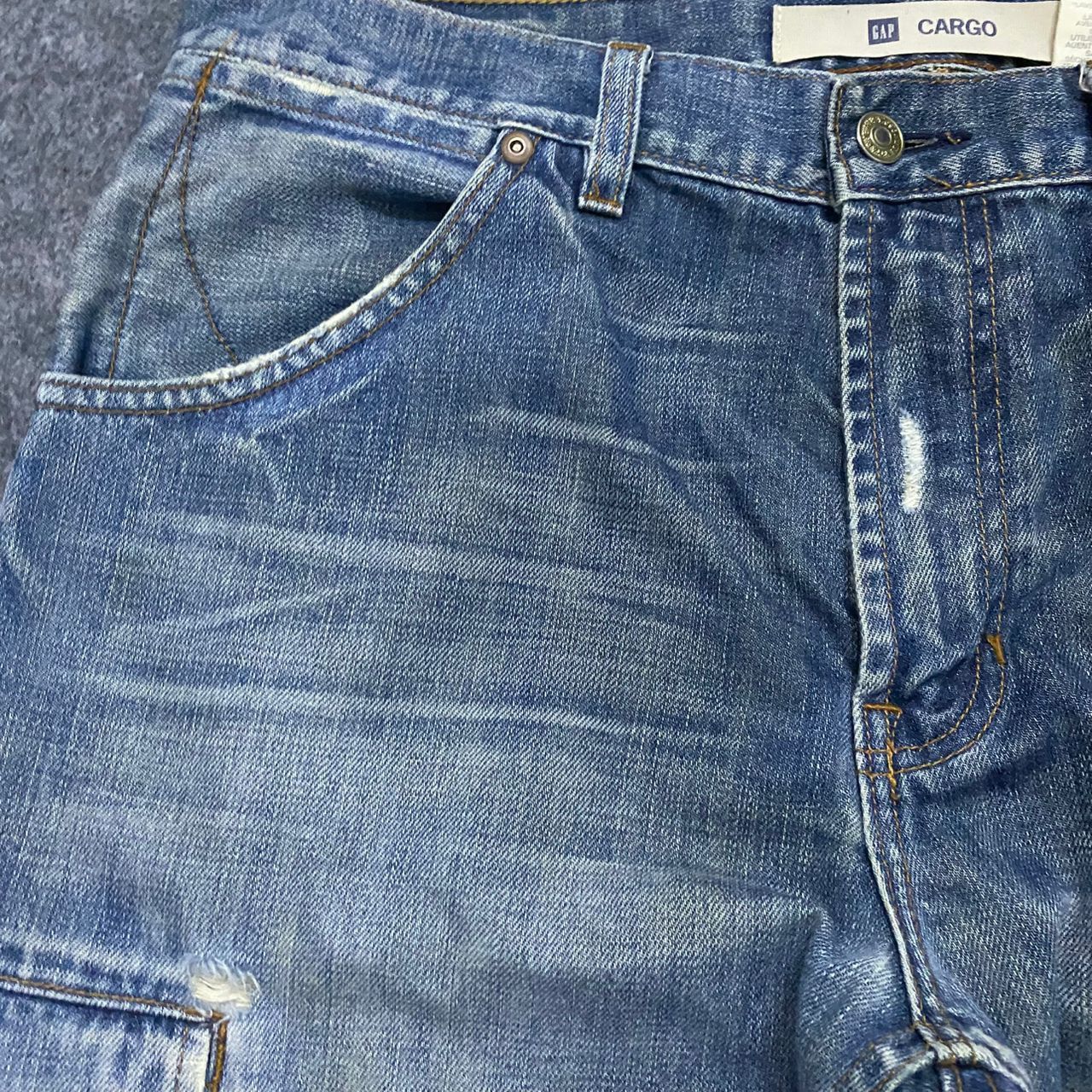 Gap 💥Best Offer💥Vintage Gap Slim Cargo Denim Size US 36 / EU 52 - 11 Thumbnail