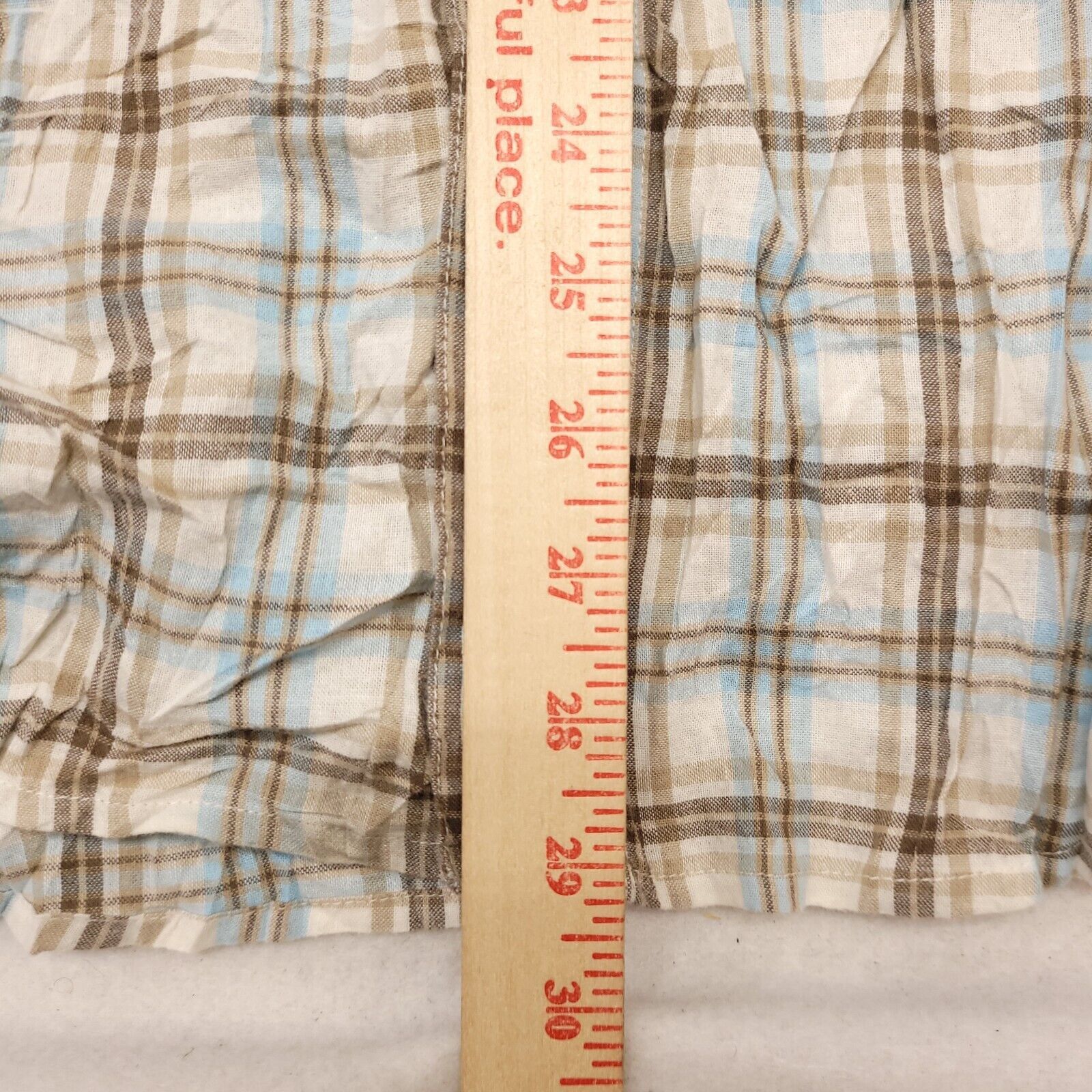 Club Room Club Room Tartan Flannel Button Up Shirt Mens Size L White Size US L / EU 52-54 / 3 - 8 Thumbnail