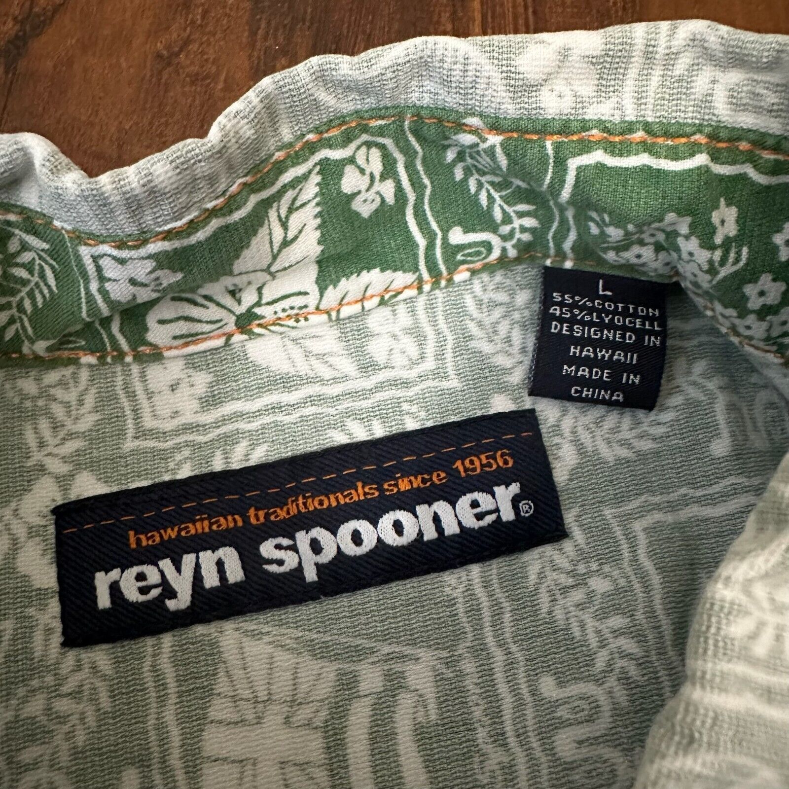 Reyn Spooner VTG REYN SPOONER Patchwork Hawaiian Shirt Flag Floral Animal Size US L / EU 52-54 / 3 - 6 Thumbnail