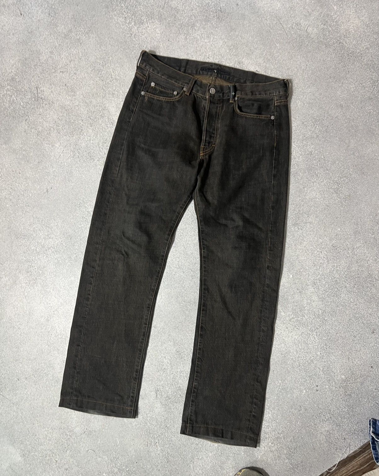 Massimo Osti Vintage Stone Island Jeans Denim Pants Rare S.I Denims Size US 33 - 4 Thumbnail