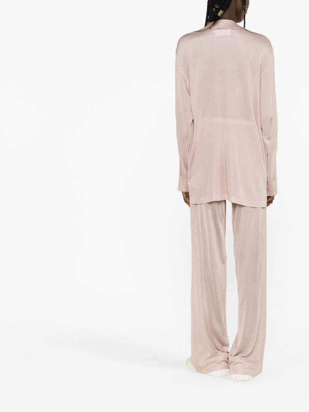 Maison Margiela o1y0625 Oversize Shirt in Light Pink Size M / US 6-8 / IT 42-44 - 3 Thumbnail