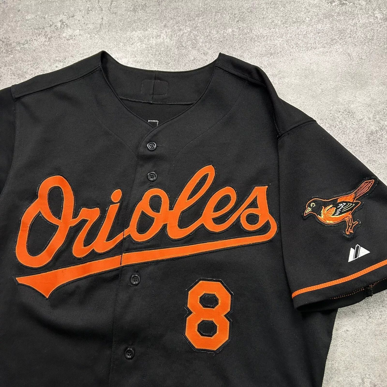MLB × Majestic × Vintage BALTIMORE ORIOLES CAL RIPKEN Jr. AUTHENTIC JERSEY SIZE 44 Size US L / EU 52-54 / 3 - 4 Thumbnail