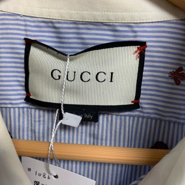 Gucci Gucci Size OS Bee pattern long-sleeved shirt size OS 2501-N Size US XS / EU 42 / 0 - 3 Thumbnail