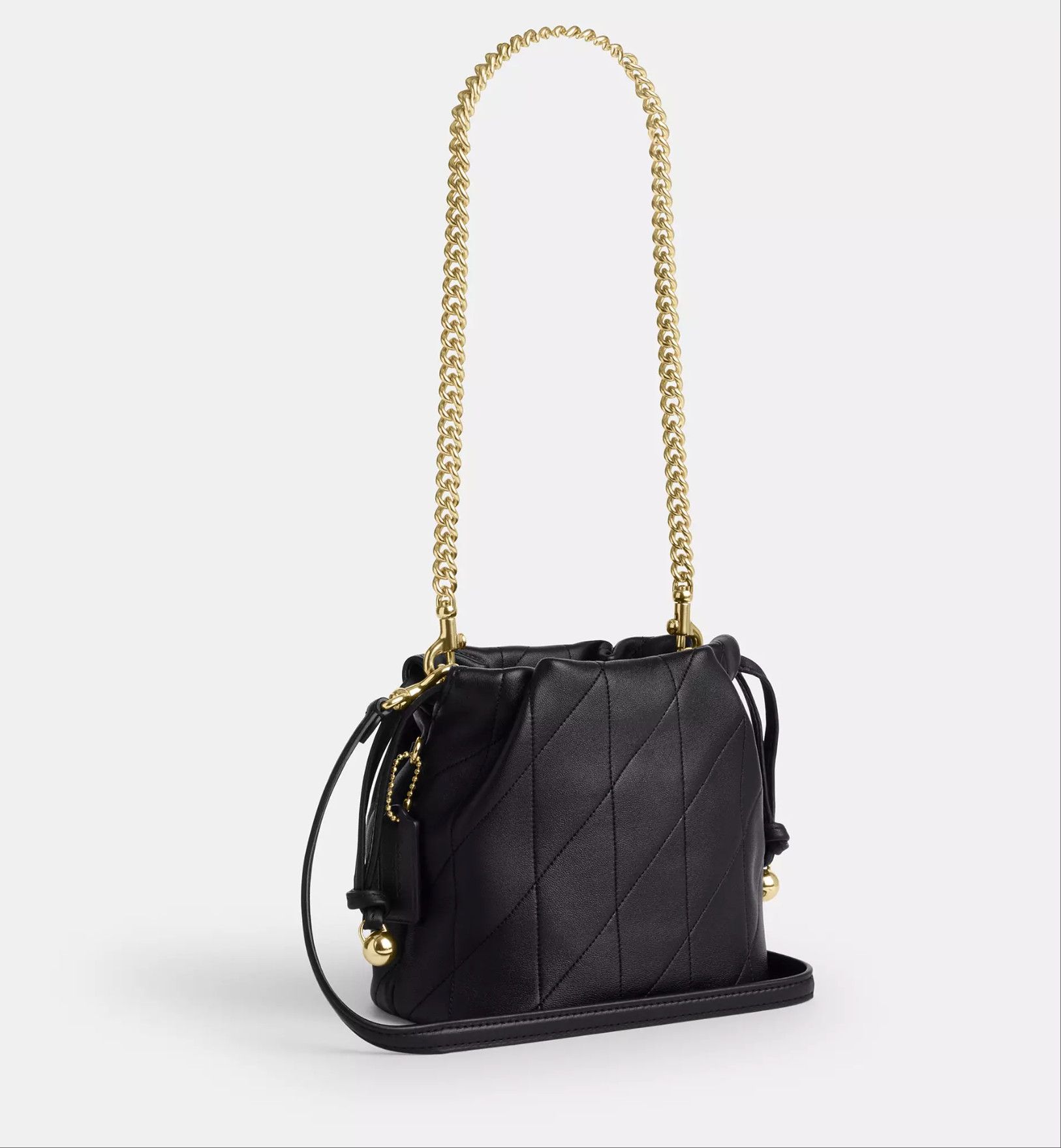 Coach Faye Mini Drawstring Bag With Quilting CDB69 Size ONE SIZE - 13 Thumbnail