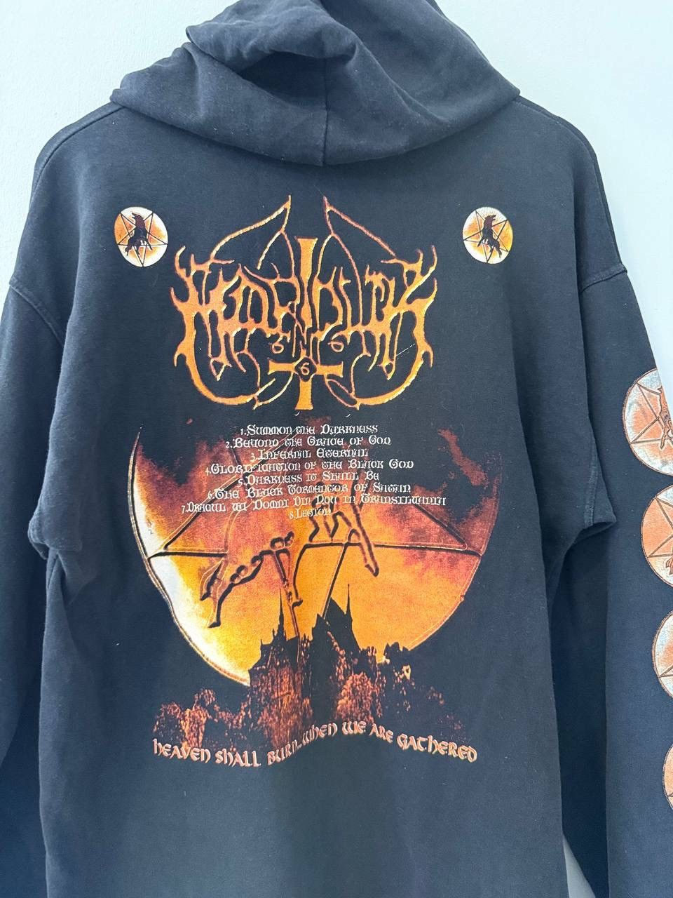 Band Tees Vintage 90's Marduk Black Metal Hoodie Rare Shirt Size US L / EU 52-54 / 3 - 12 Thumbnail