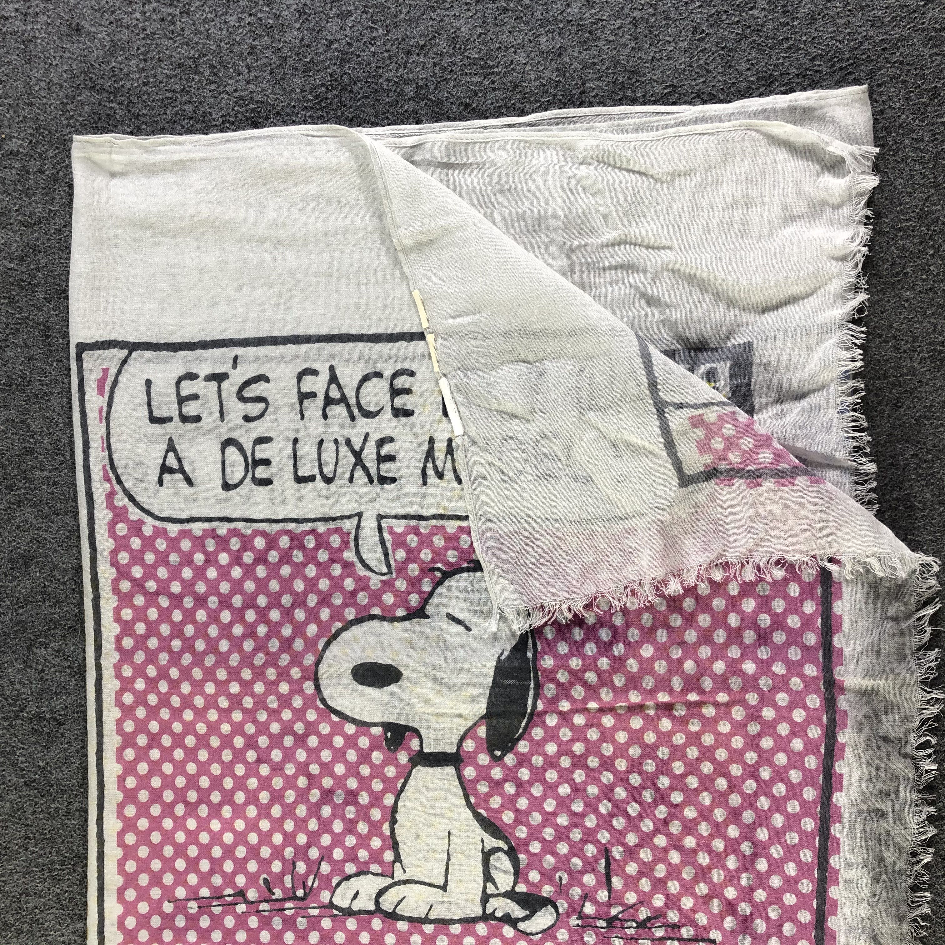 Cartoon Network Vintage Peanuts Scarf / Muffler / Neckwear Size ONE SIZE - 4 Thumbnail